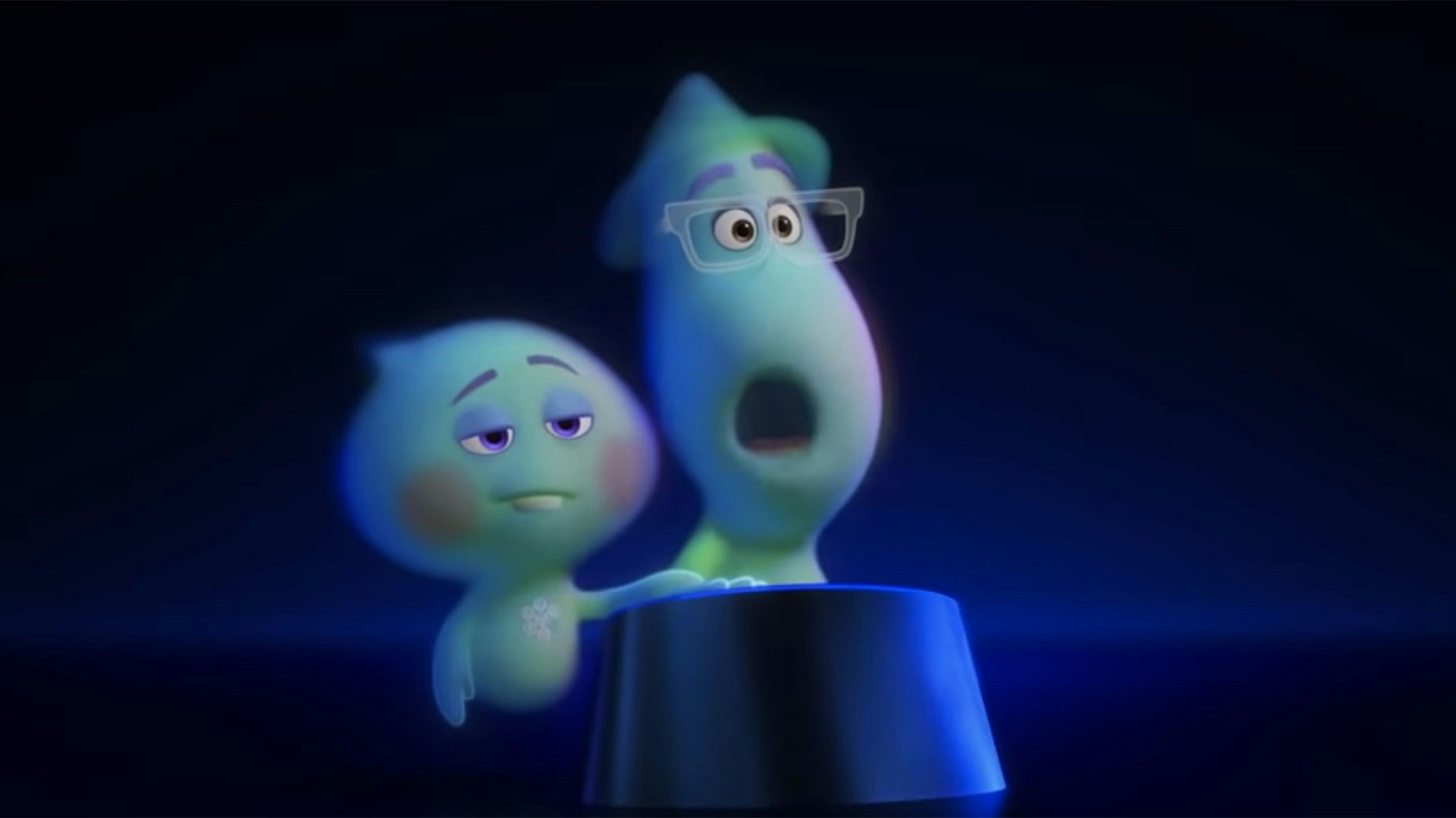 A scene from the Pixar movie "Soul". 