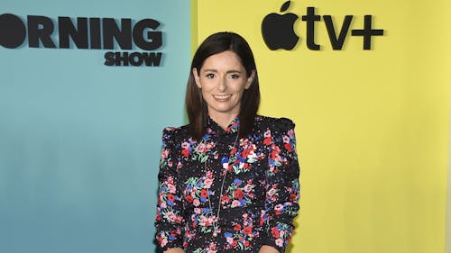 Hello Sunshine's Sarah Harden at the world premiere of "The Morning Show". Photo by AP