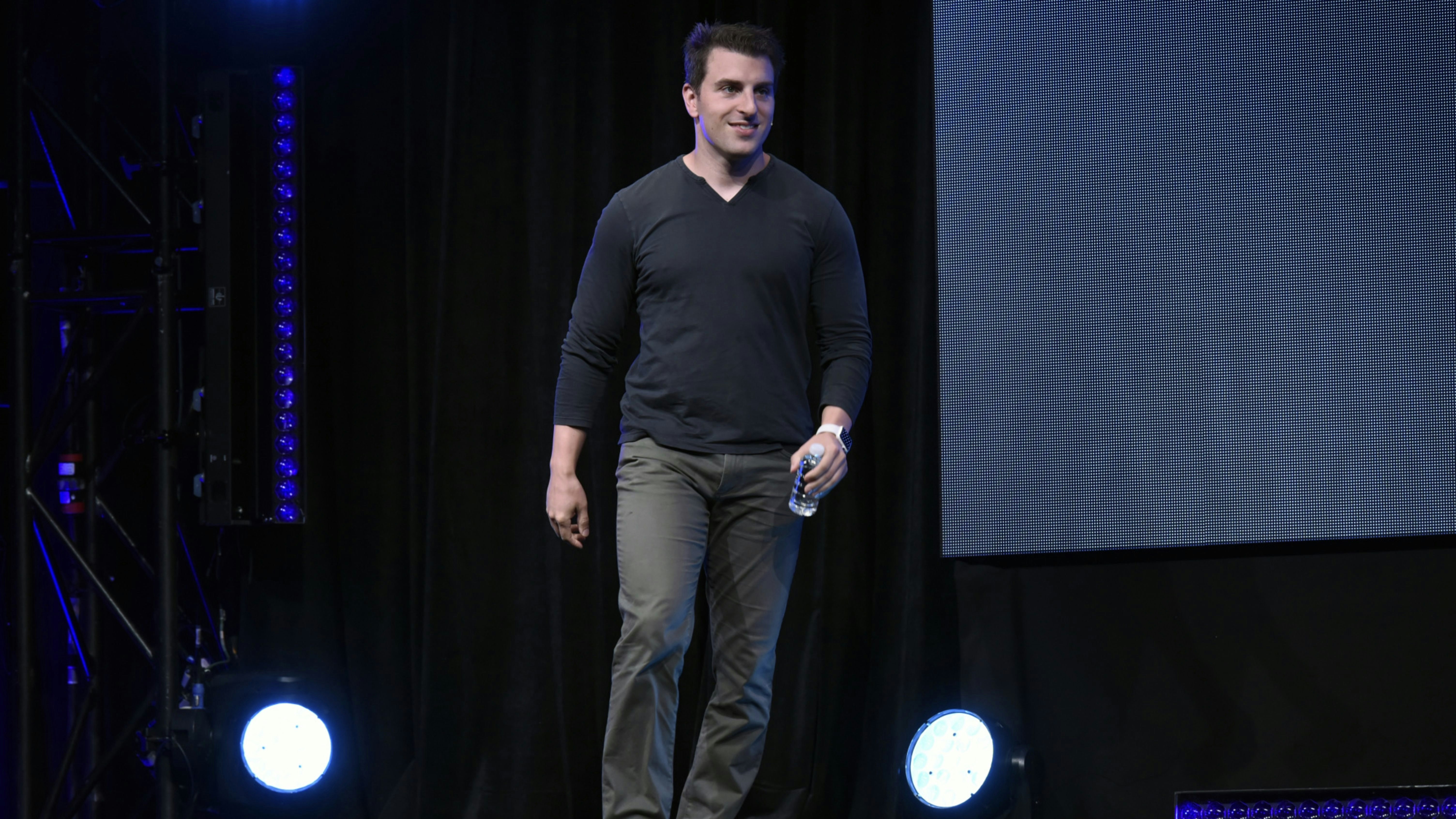 Airbnb CEO Brian Chesky. Photo by Bloomberg
