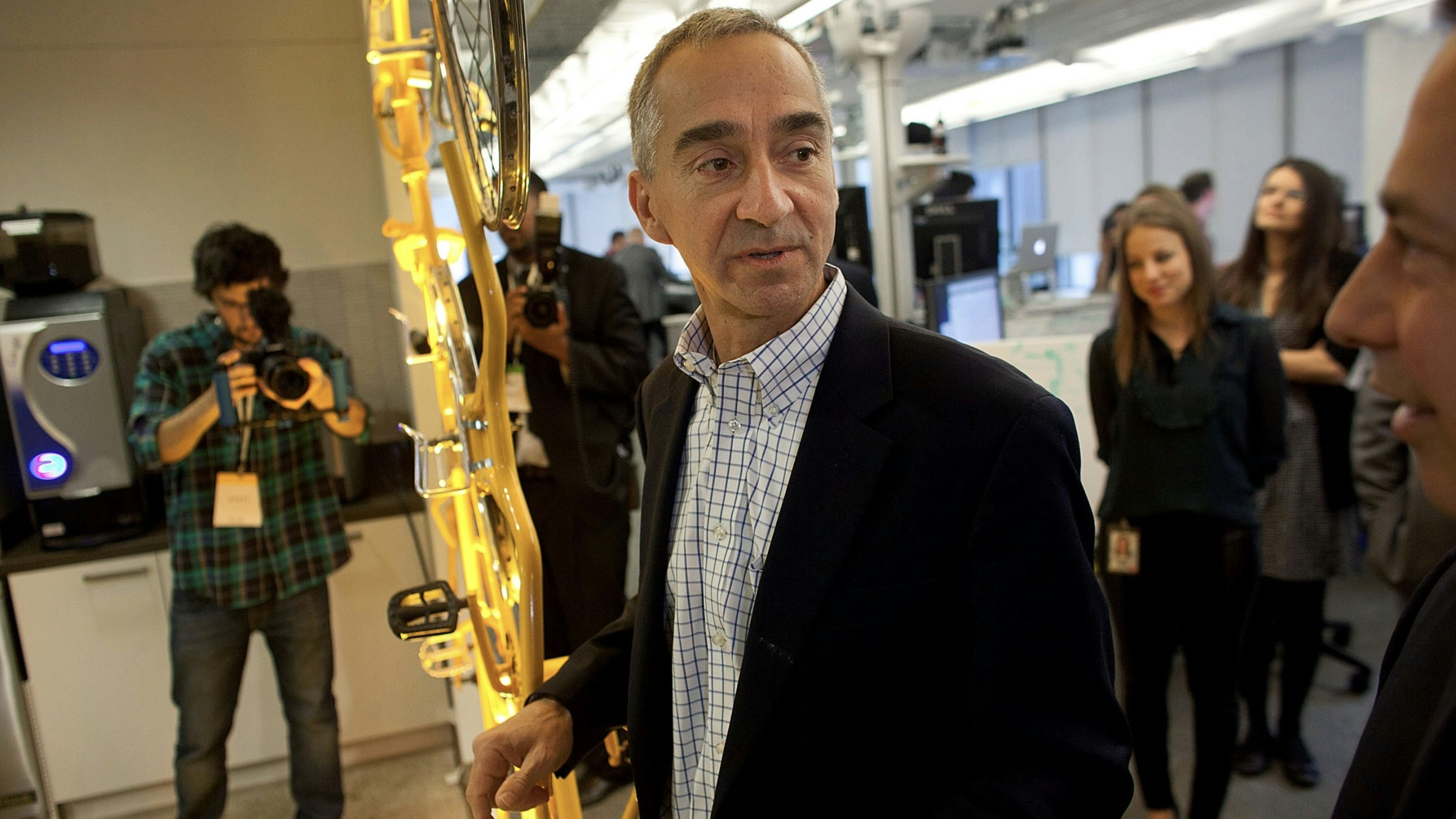 Twitter's new chairman, Patrick Pichette. Photo by Bloomberg.