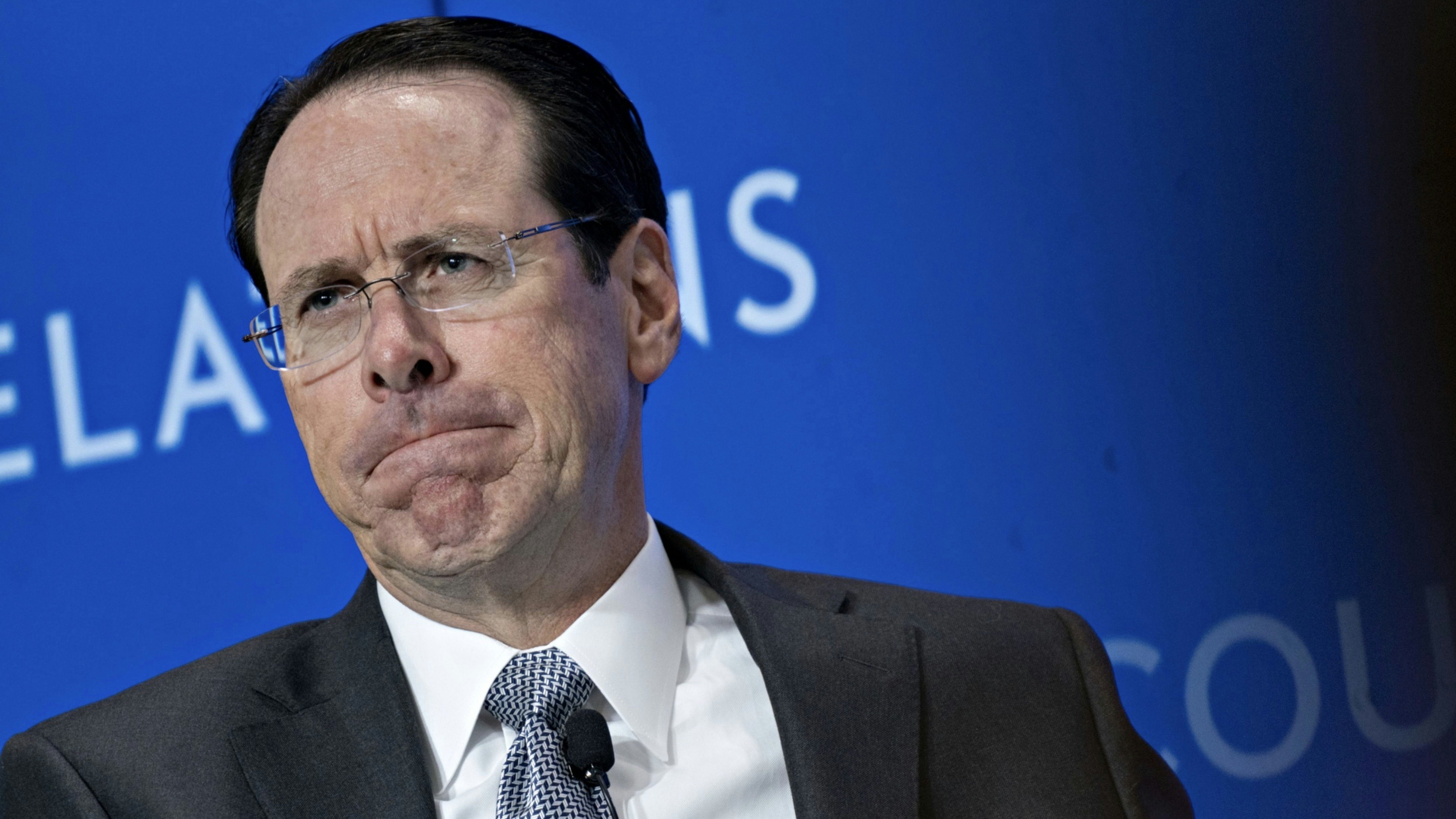 AT&T CEO Randall Stephenson. Photo by Bloomberg
