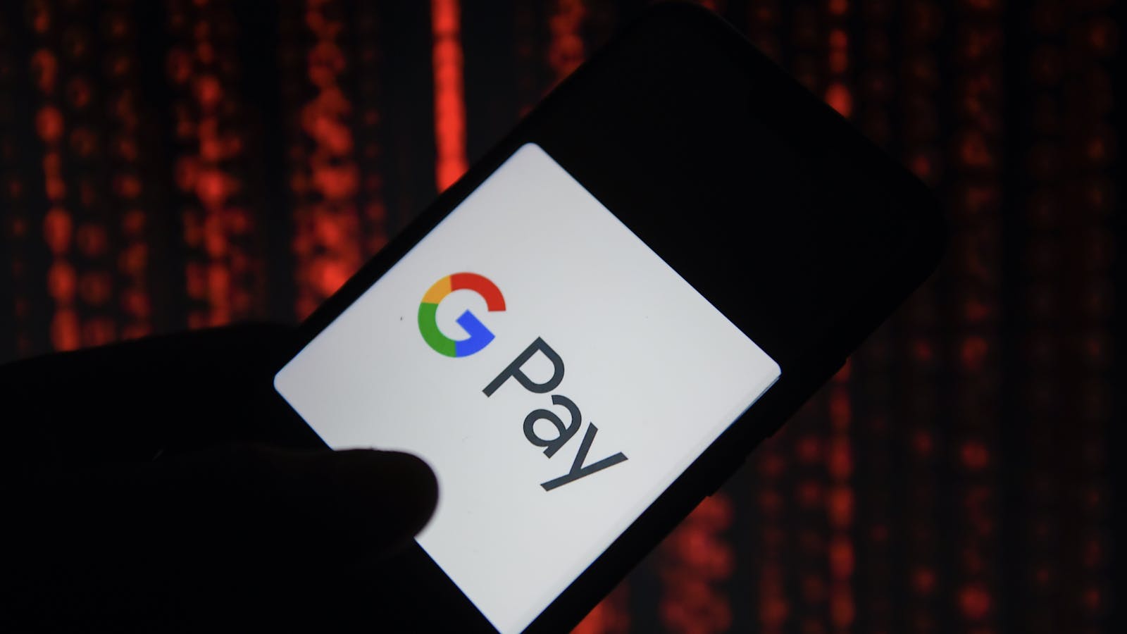 Google Pay on a smartphone. Photo by AP