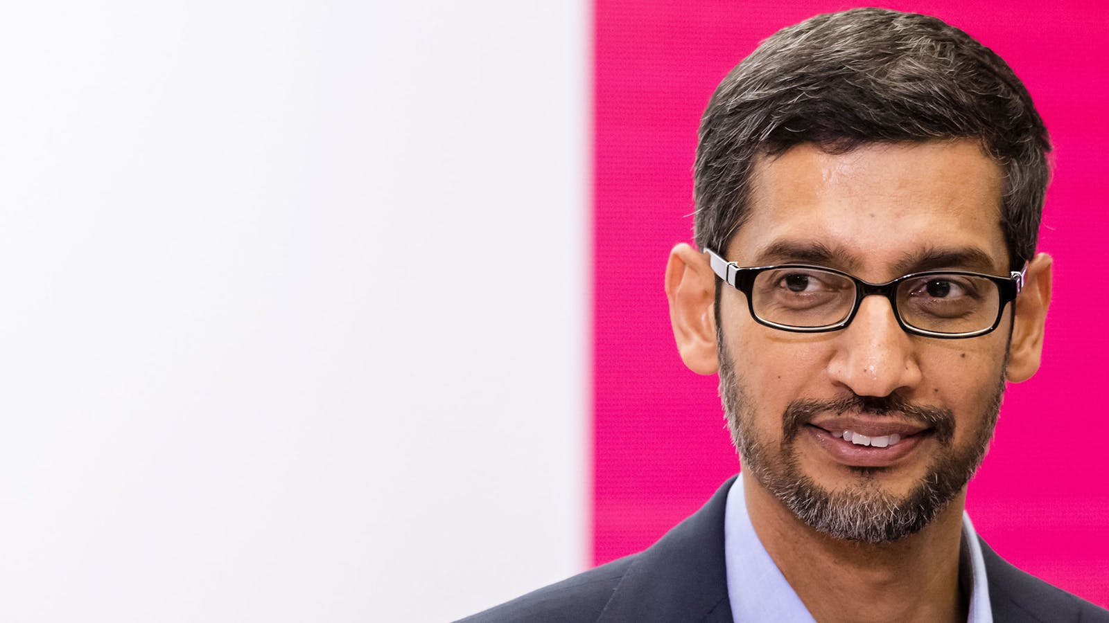 Alphabet and Google CEO Sundar Pichai in January. Photo by Bloomberg.