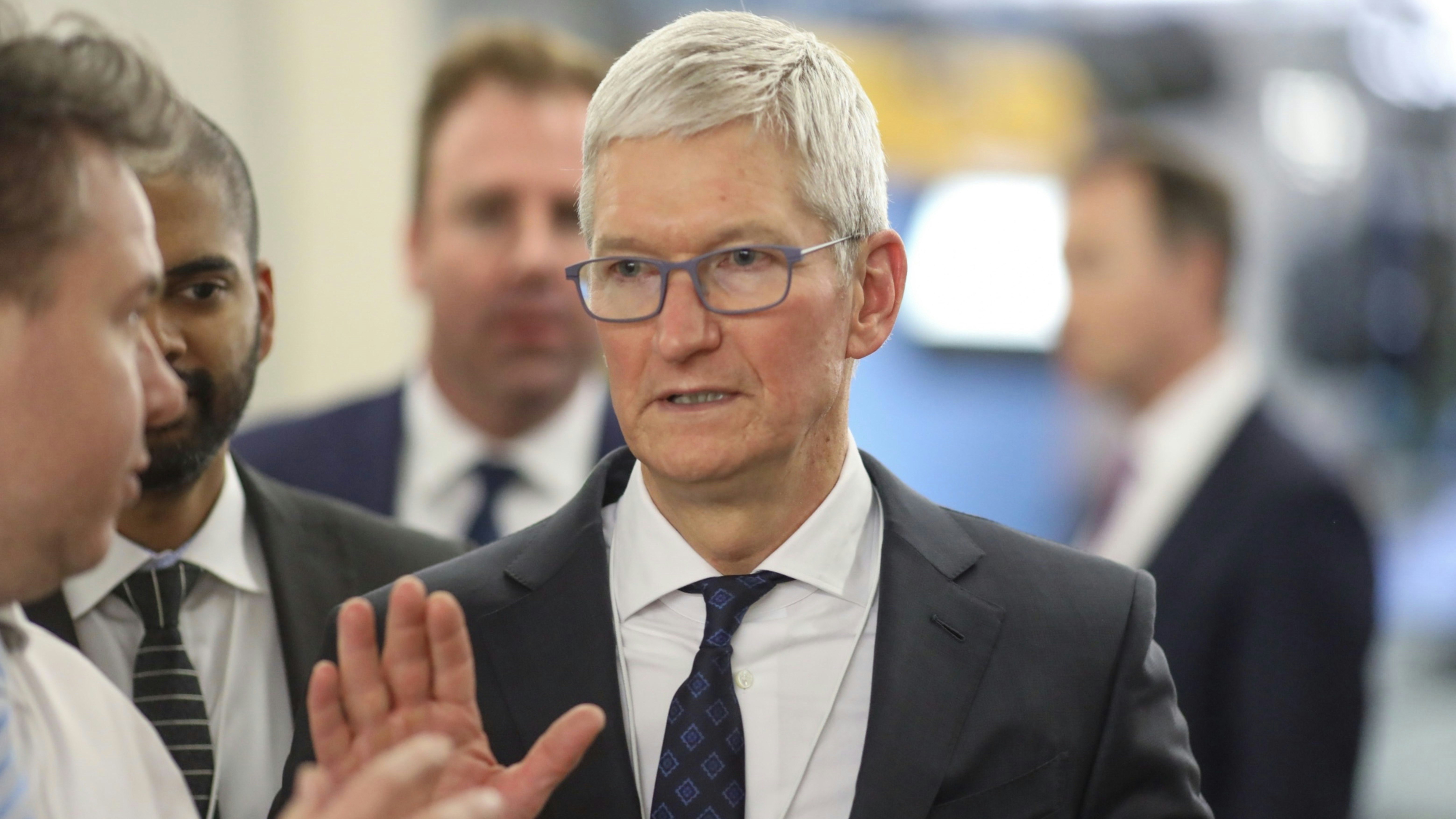 Apple CEO Tim Cook. Photo by Bloomberg