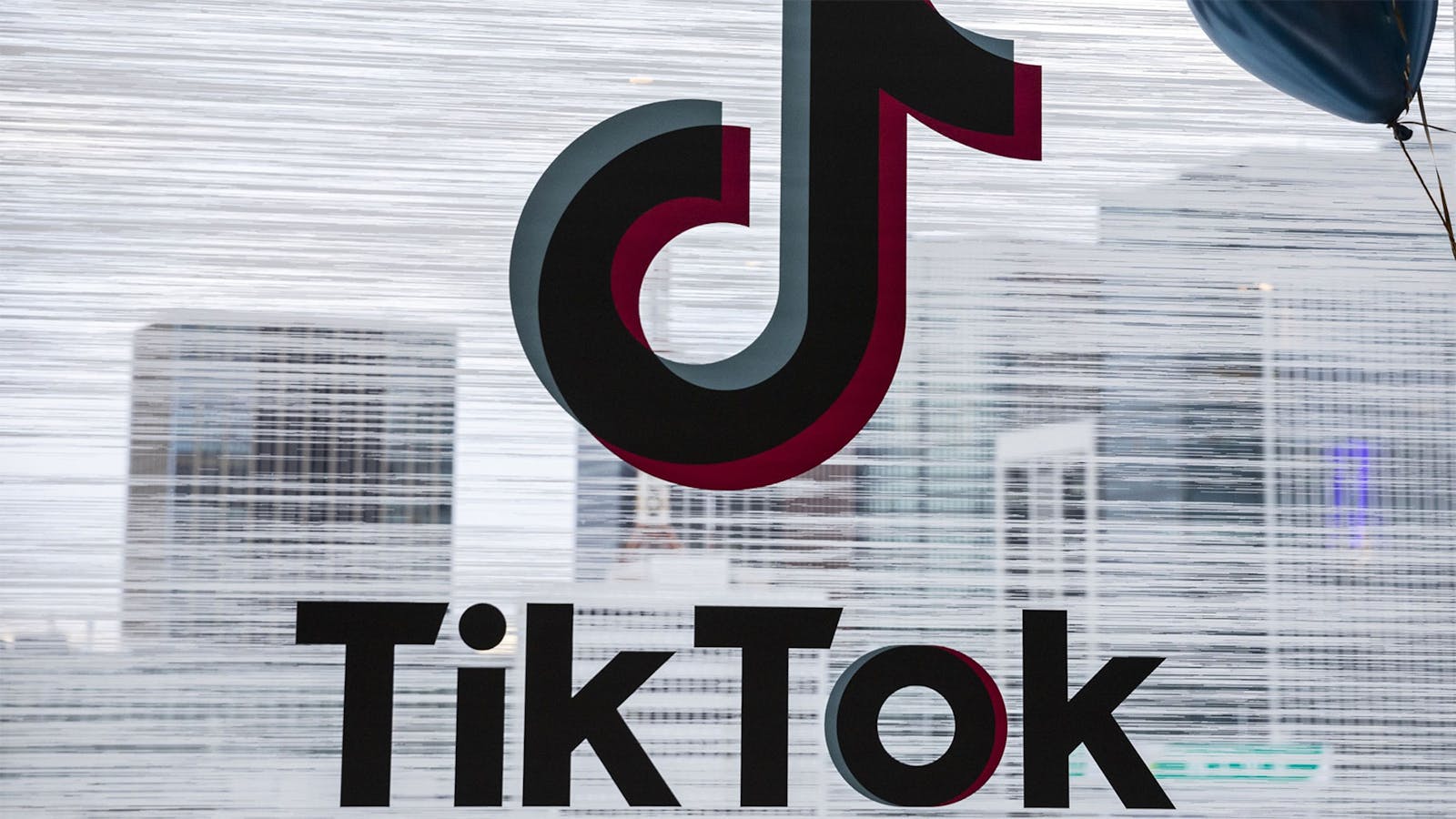 TikTok's logo is displayed at the TikTok Creator's Lab 2019 in Tokyo. Photo by Bloomberg
