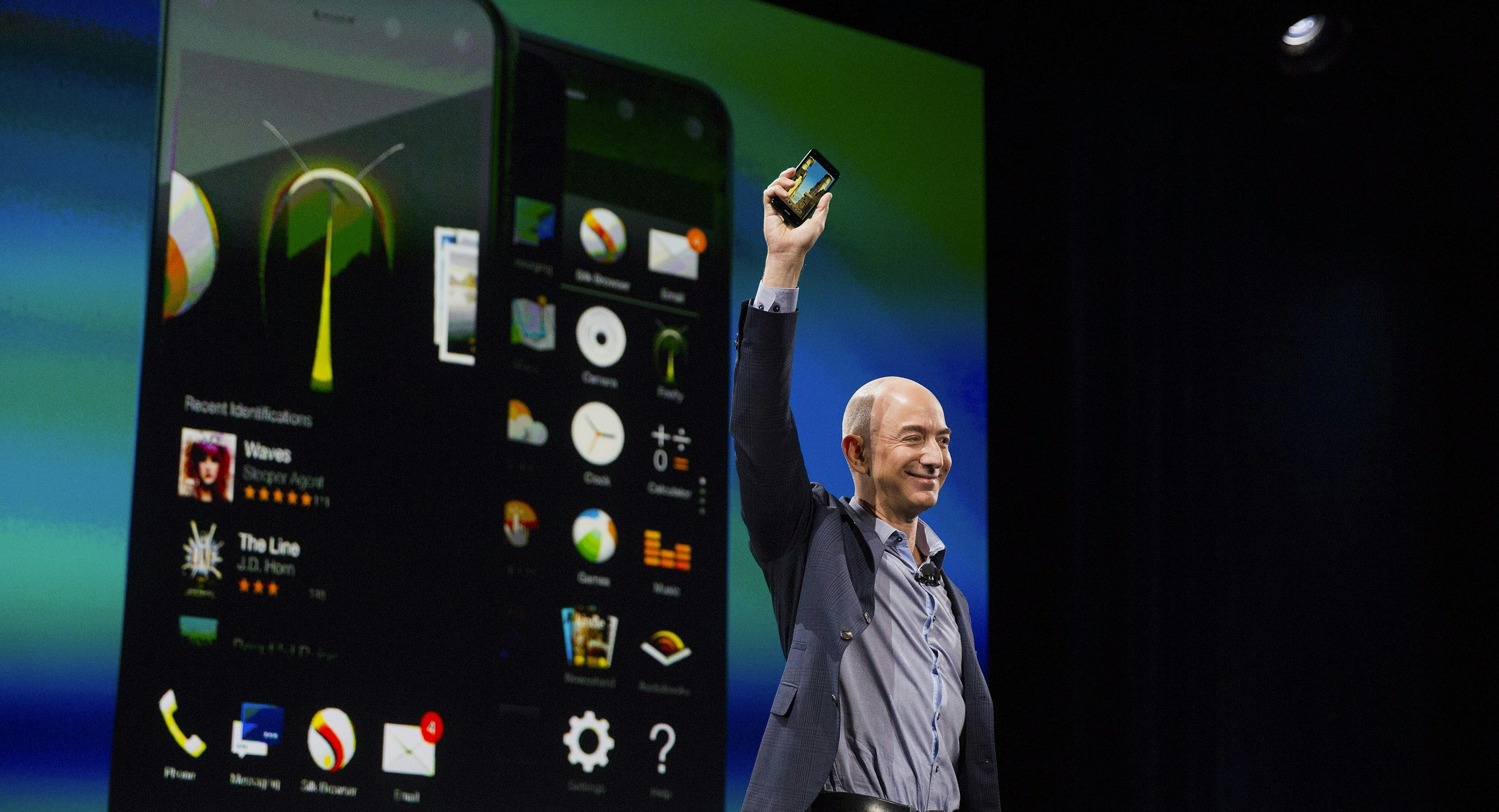 Amazon CEO Jeff Bezos. Photo by Bloomberg.