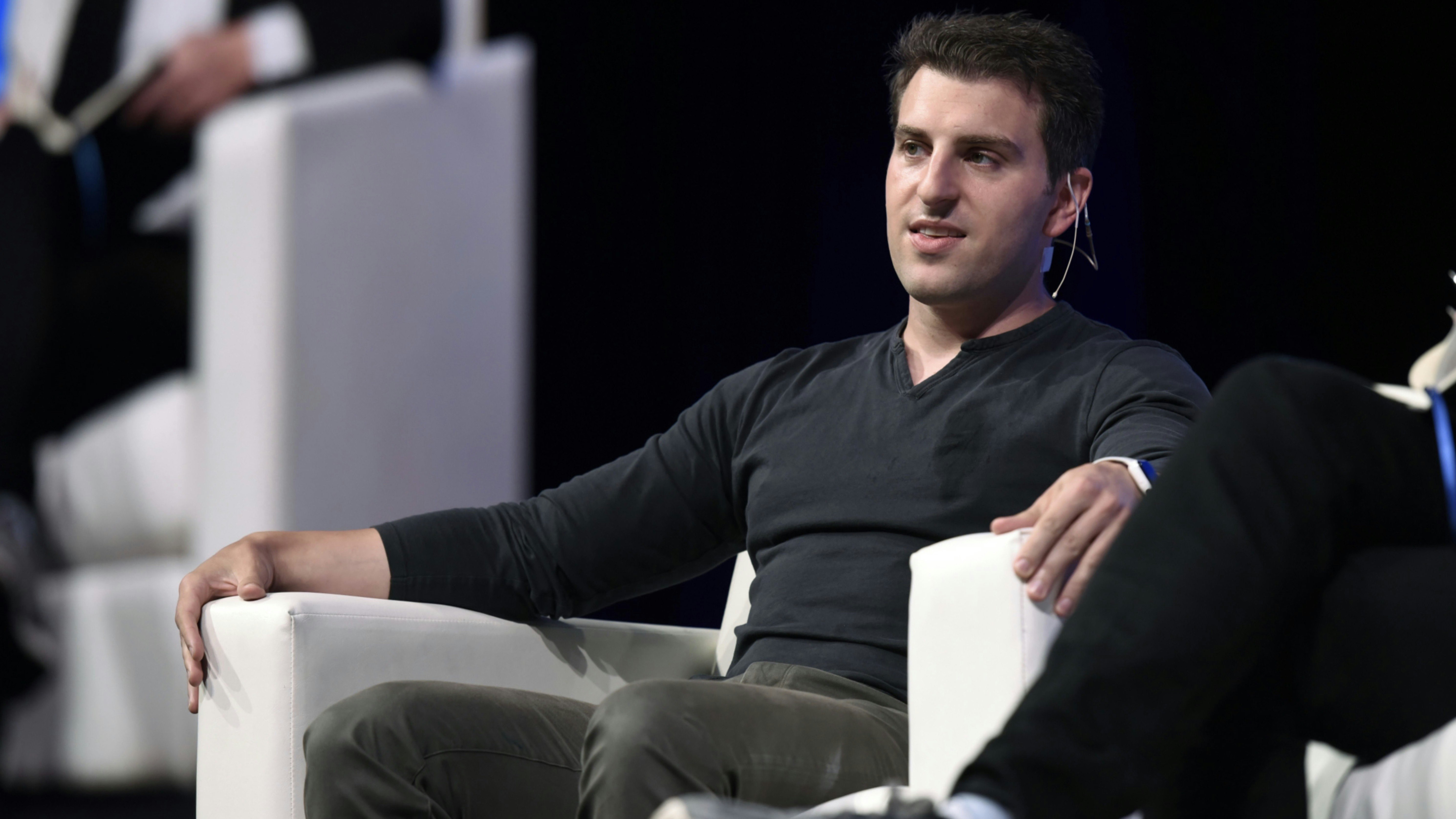 Airbnb CEO Brian Chesky. Photo by Bloomberg