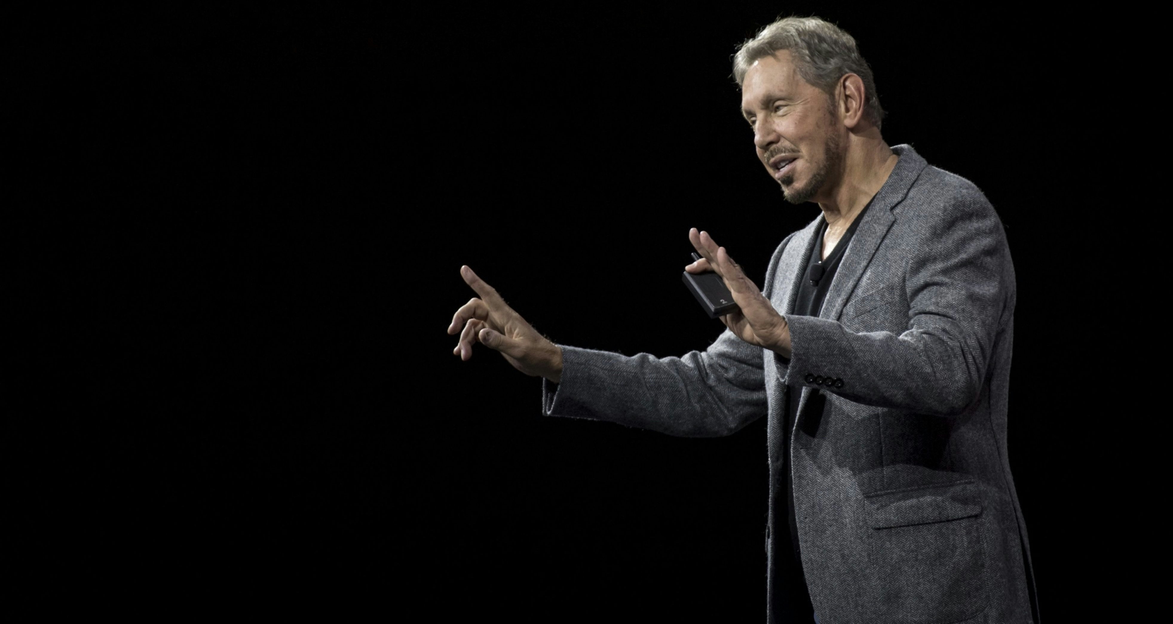 Oracle co-founder Larry Ellison. Photo by Bloomberg