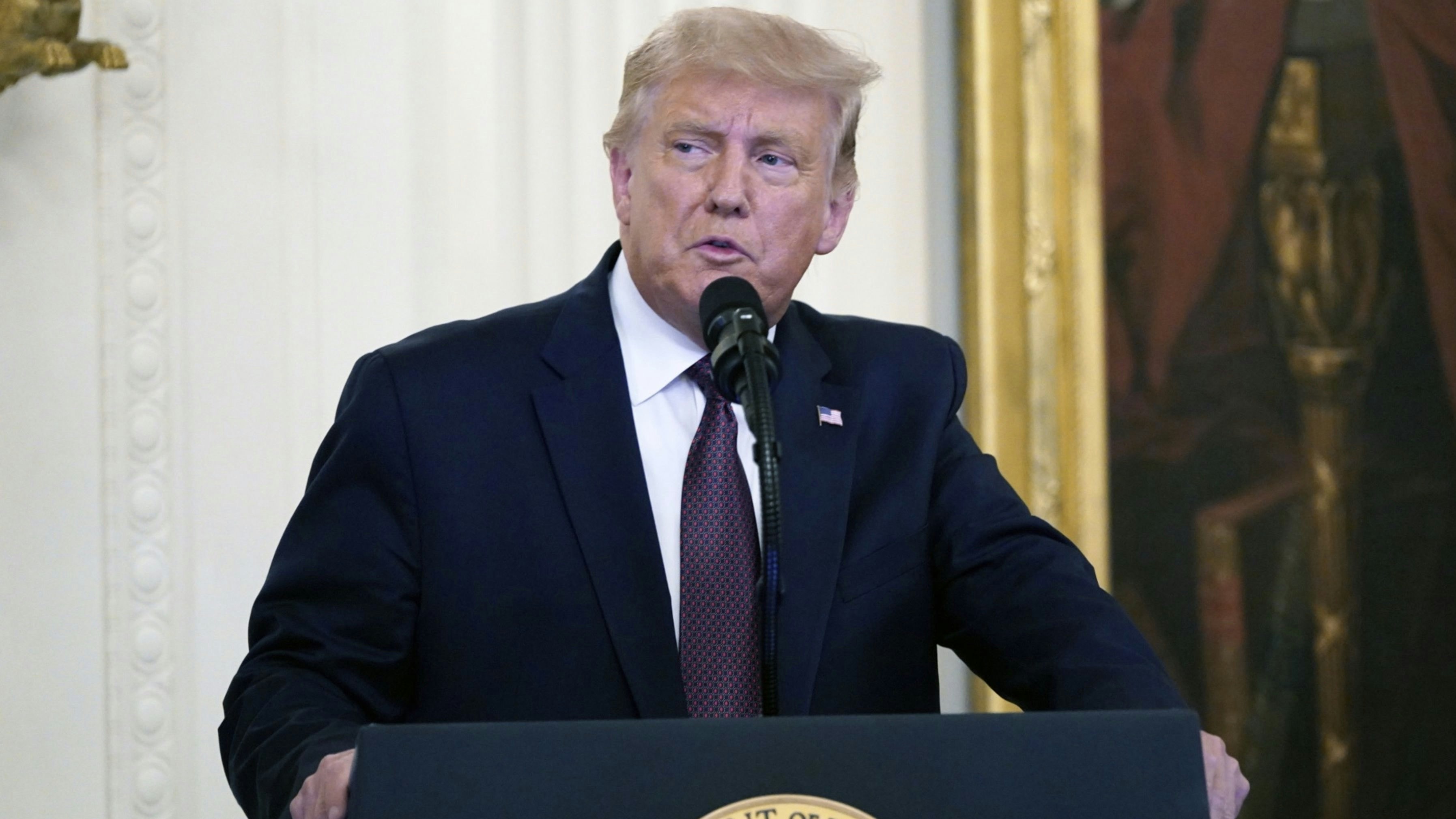 President Trump. Photo by Bloomberg