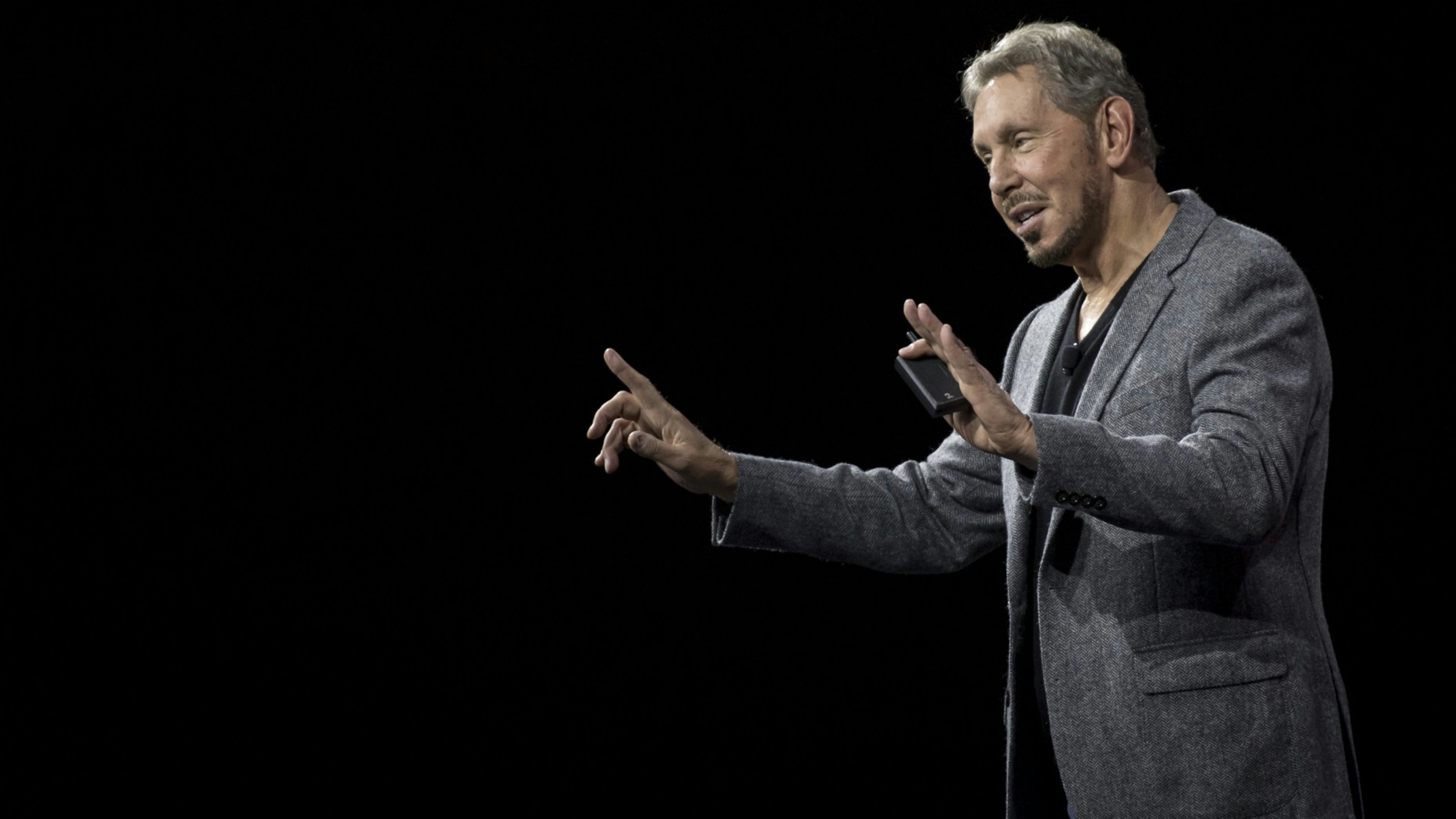 Oracle's Larry Ellison. Photo by Bloomberg