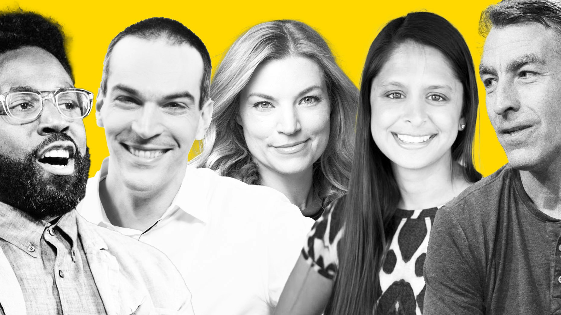 From left: Rodney Williams, Dan Shapiro, Sarah Bird, Anneka Gupta and Glenn Kelman. Photo illustration by Mike Sullivan