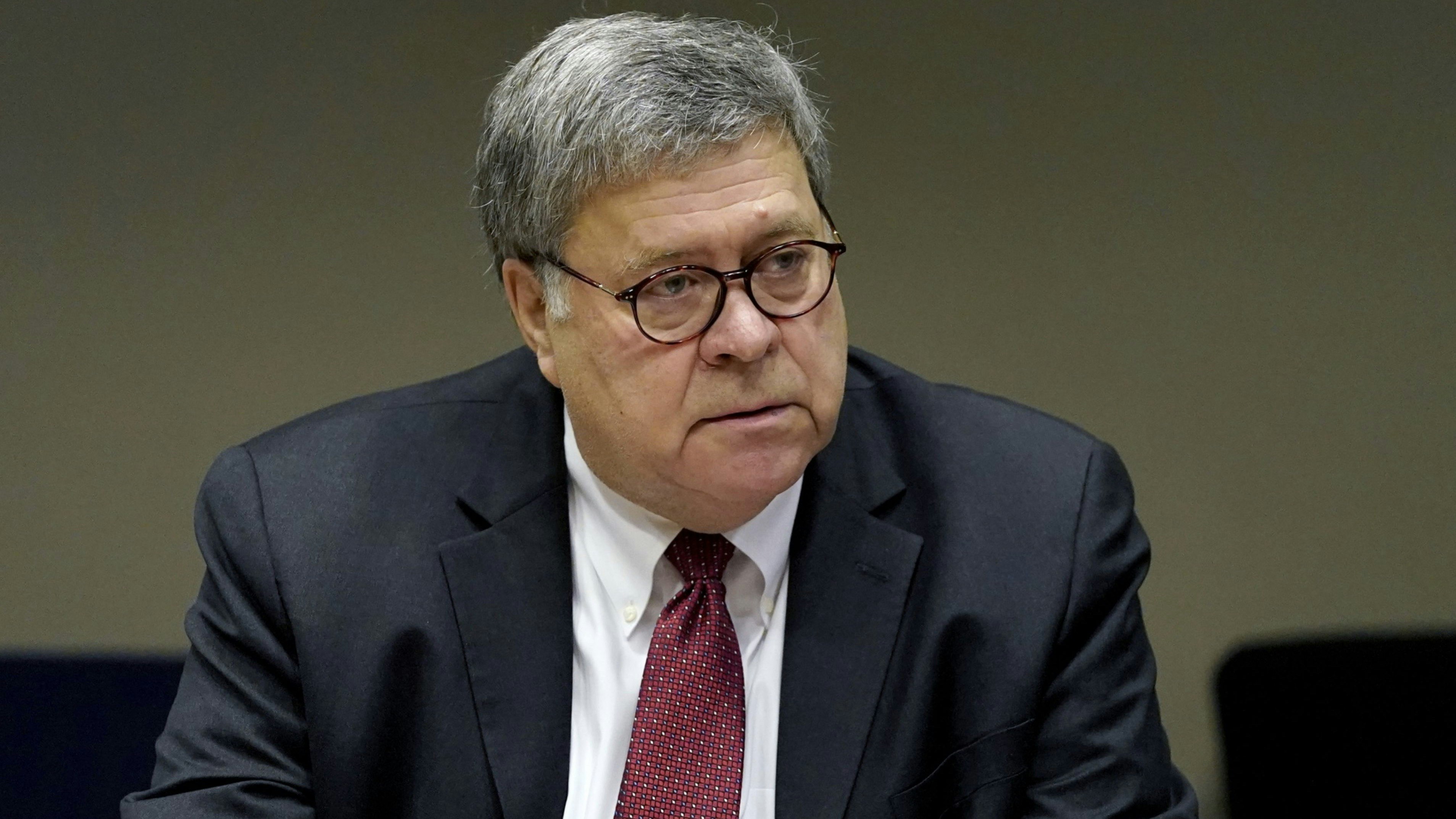 Attorney-General Bill Barr. Photo by Bloomberg