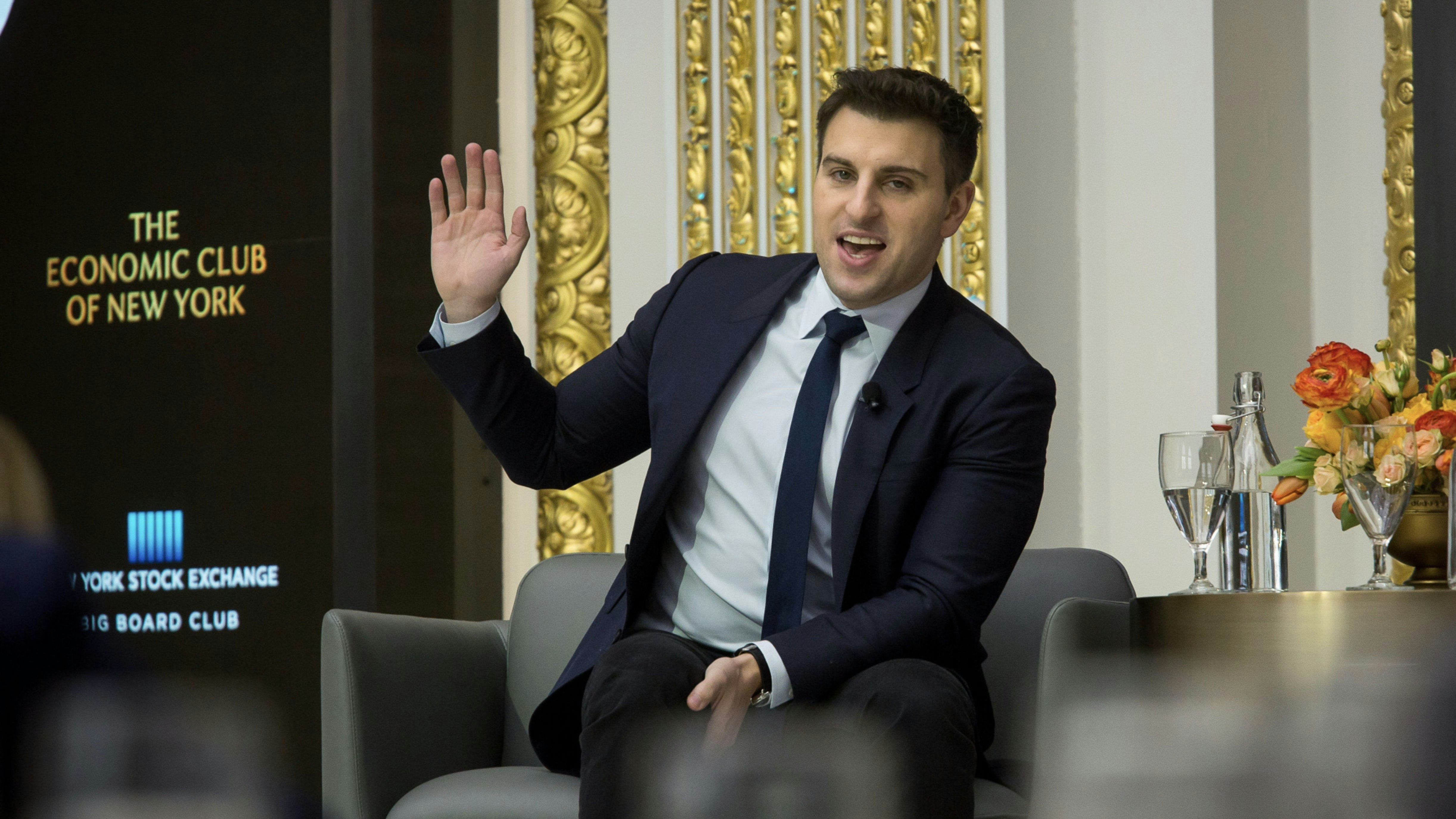 Airbnb CEO Brian Chesky. Photo by Bloomberg