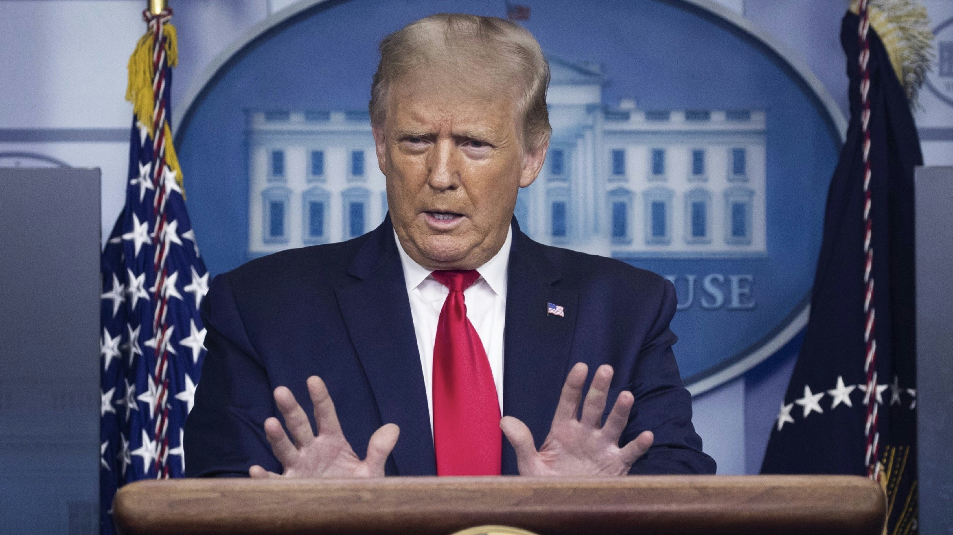 President Trump. Photo by Bloomberg