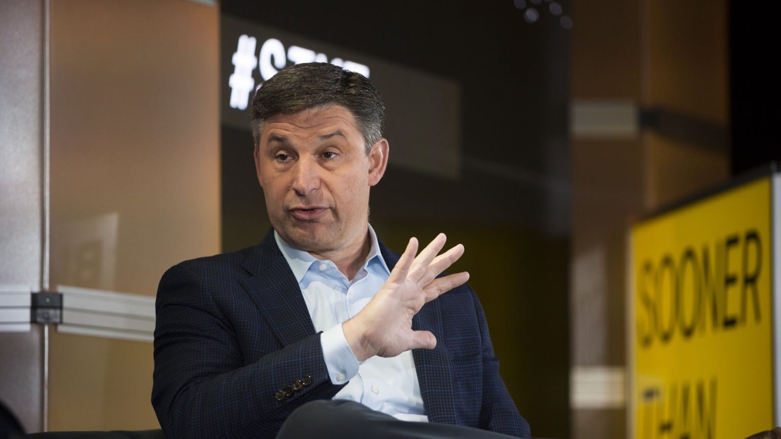 Social Finance CEO Anthony Noto, shown in 2018. Photo: Bloomberg