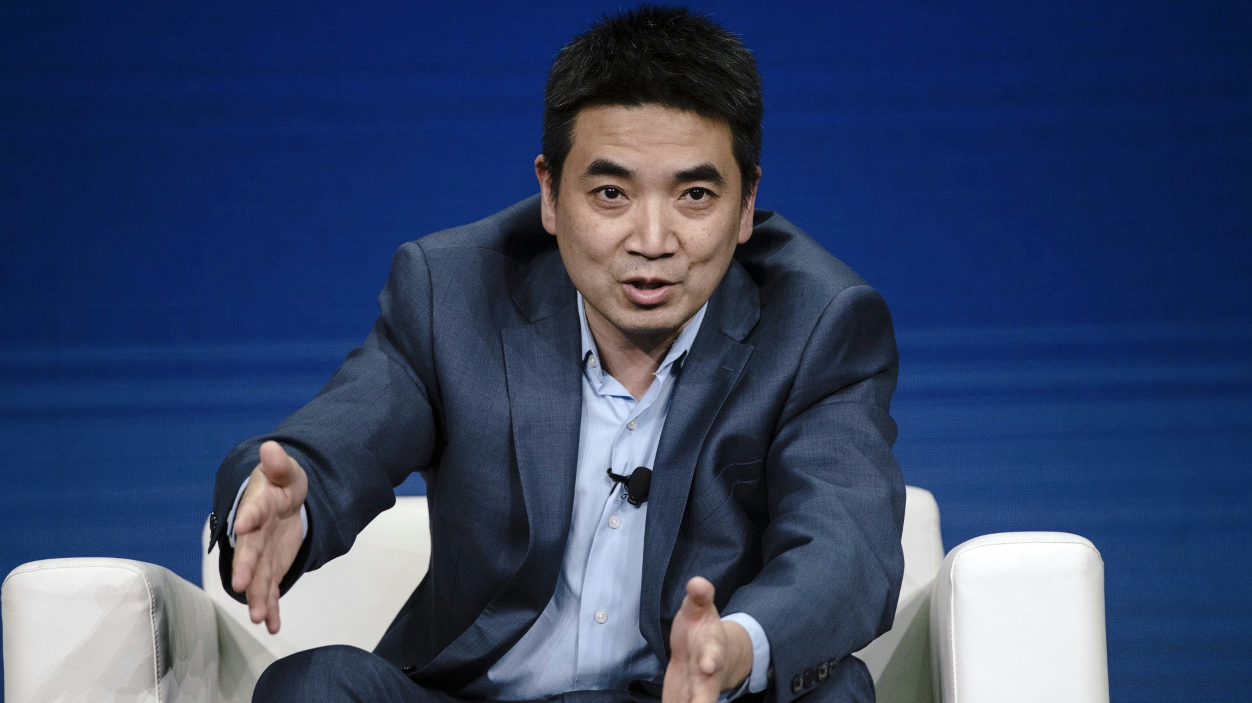 Zoom CEO Eric Yuan. Photo by Bloomberg