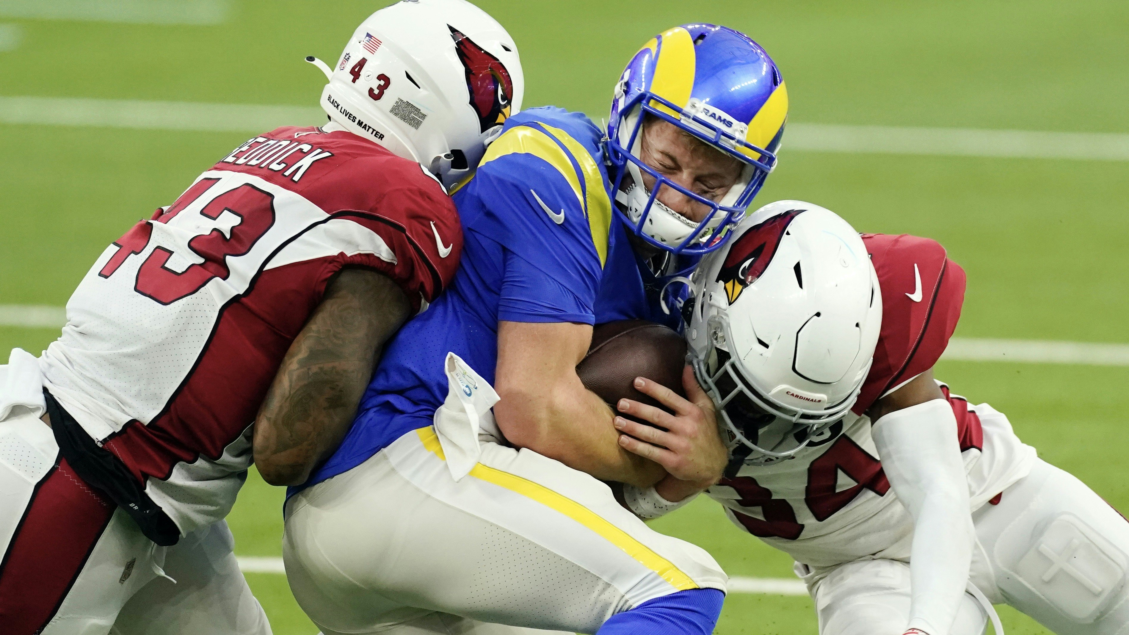 An NFL game over the weekend. The NFL is vital for traditional TV. Photo by AP