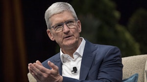 Apple CEO Tim Cook. Photo by Bloomberg