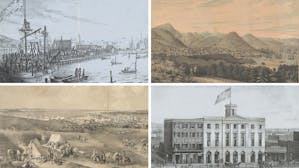 San Francisco in the 1850s. Images courtesy of the Library of Congress