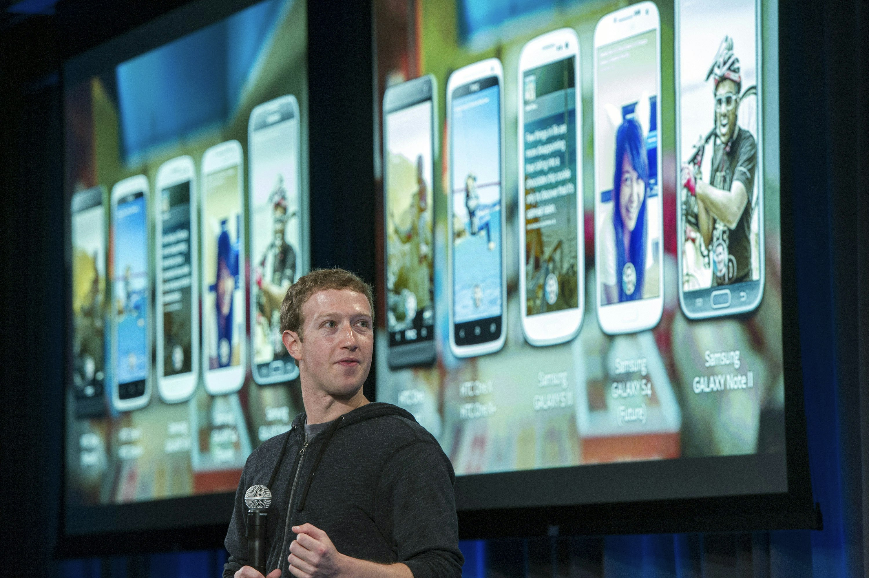 Facebook CEO Mark Zuckerberg. Photo by Bloomberg.