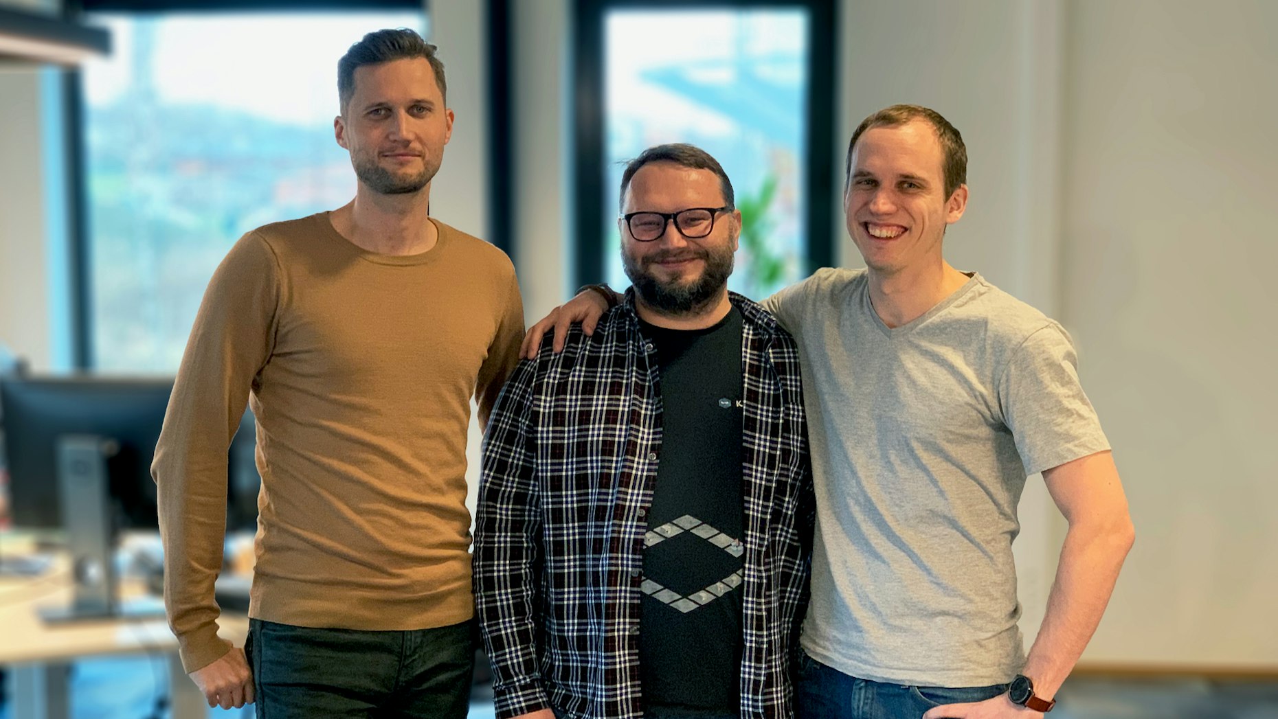 Katana's Kristjan Vilosius (from left to right), Priit Kaasik and Hannes Kert. Photo provided by Katana