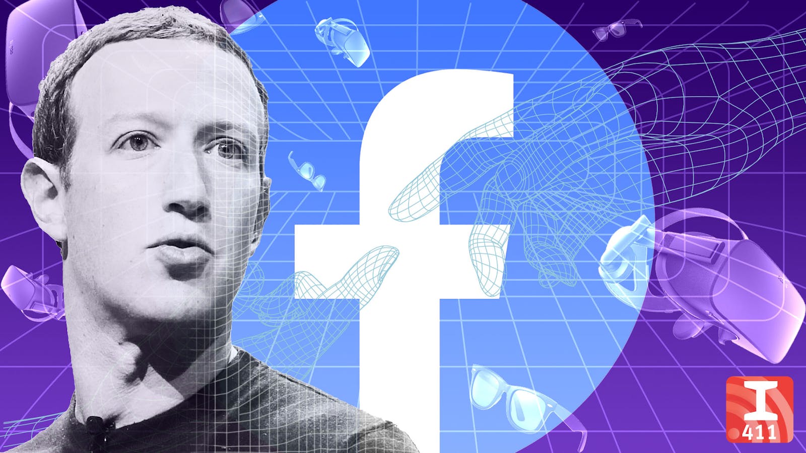 Facebook CEO Mark Zuckerberg. Photo by Bloomberg; illustration by Mike Sullivan