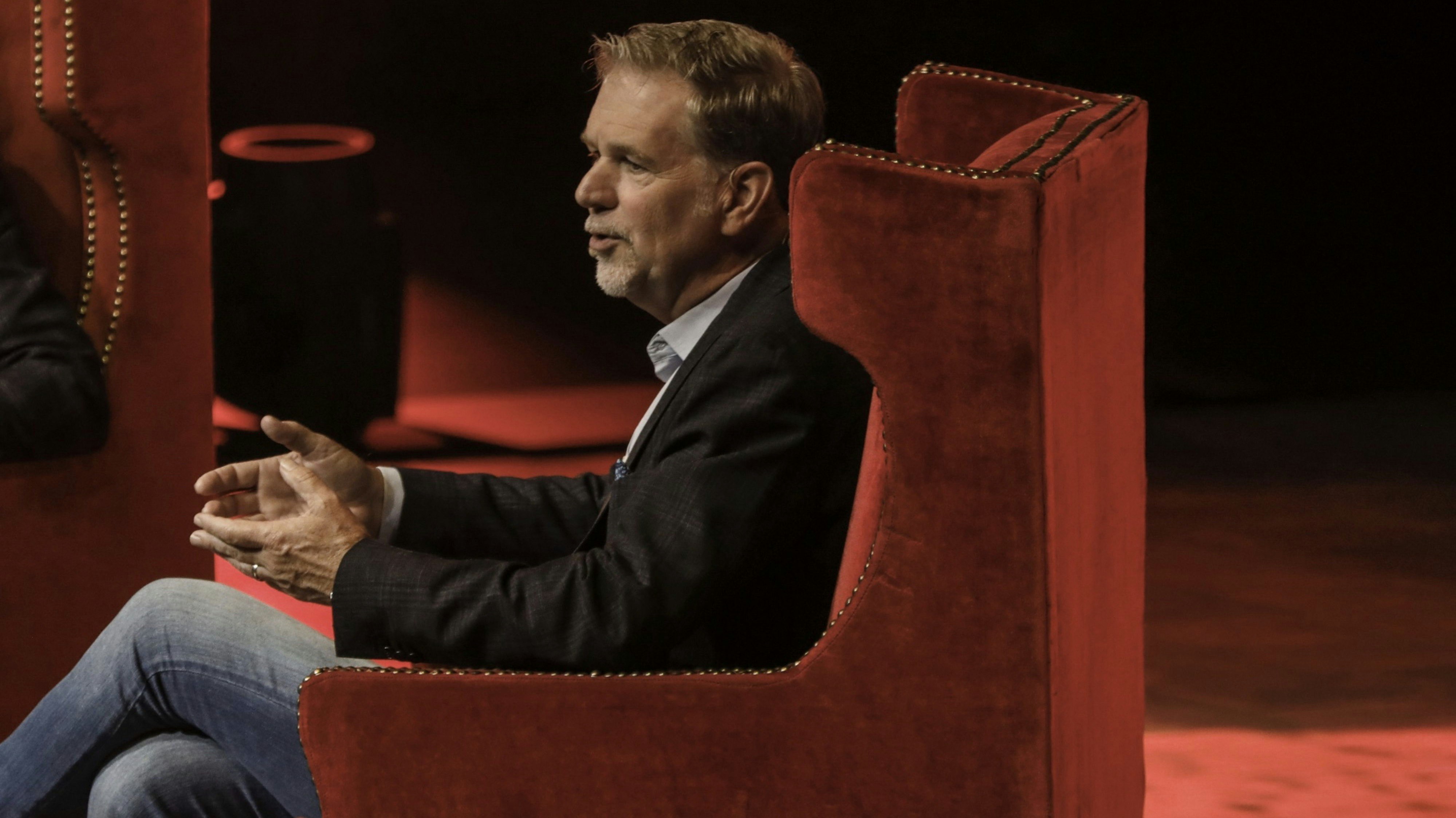 Netflix Co-CEO Reed Hastings. Photo by Bloomberg.
