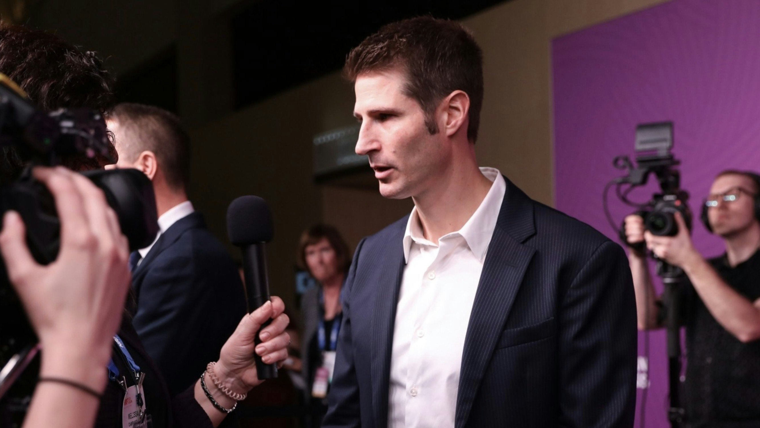 ThredUp CEO James Reinhart. Photo by Bloomberg.