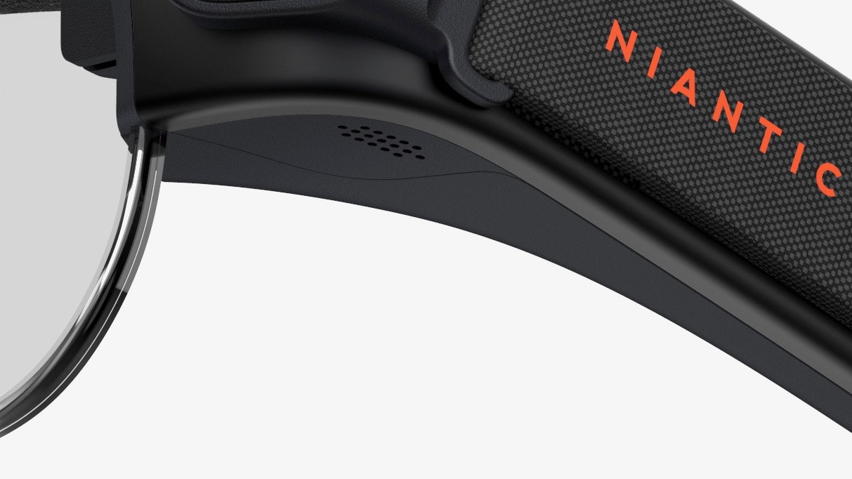 Niantic released a partial view of an early design of AR glasses.