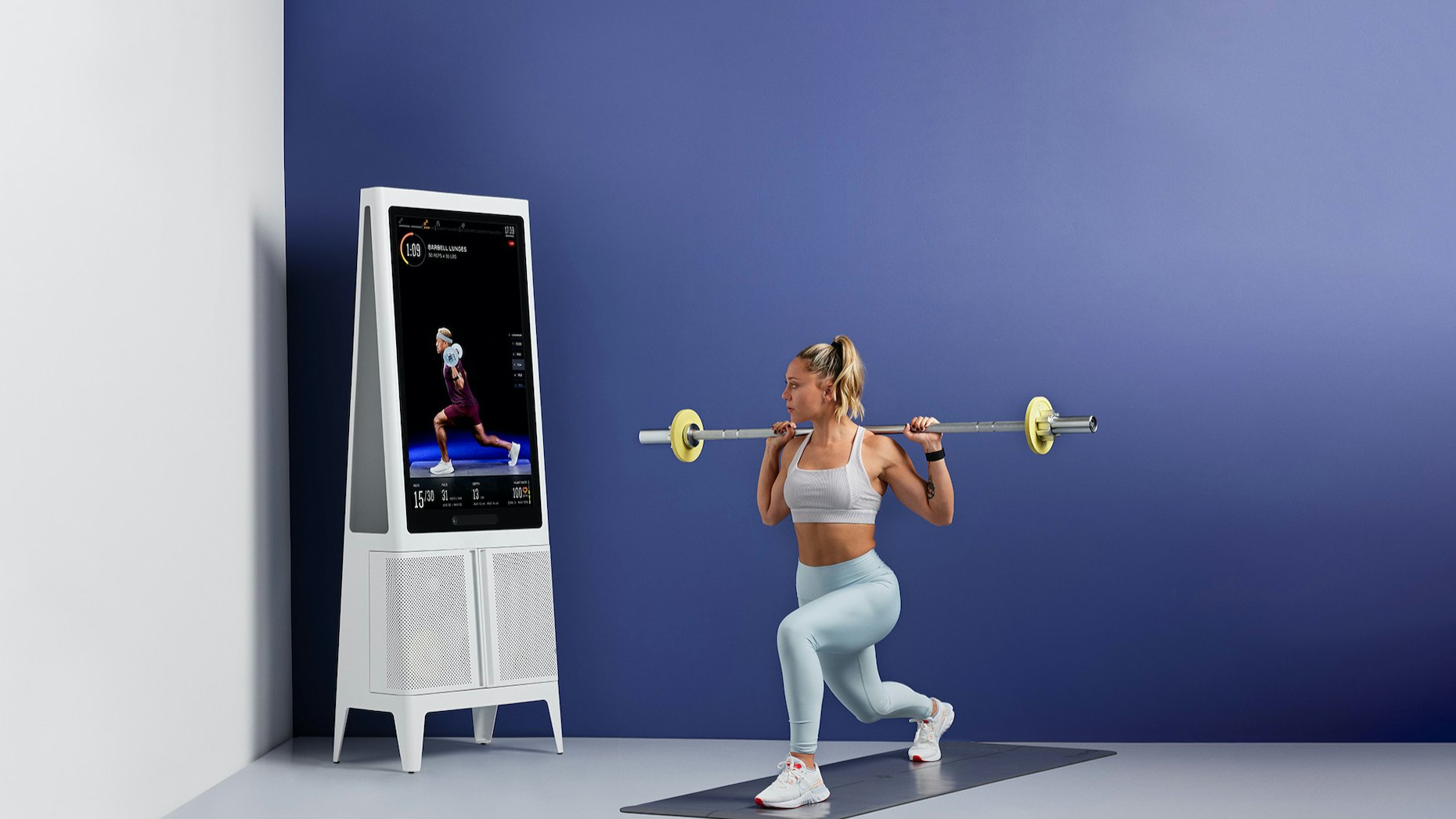 Tempo’s at-home fitness setup. Image: Tempo