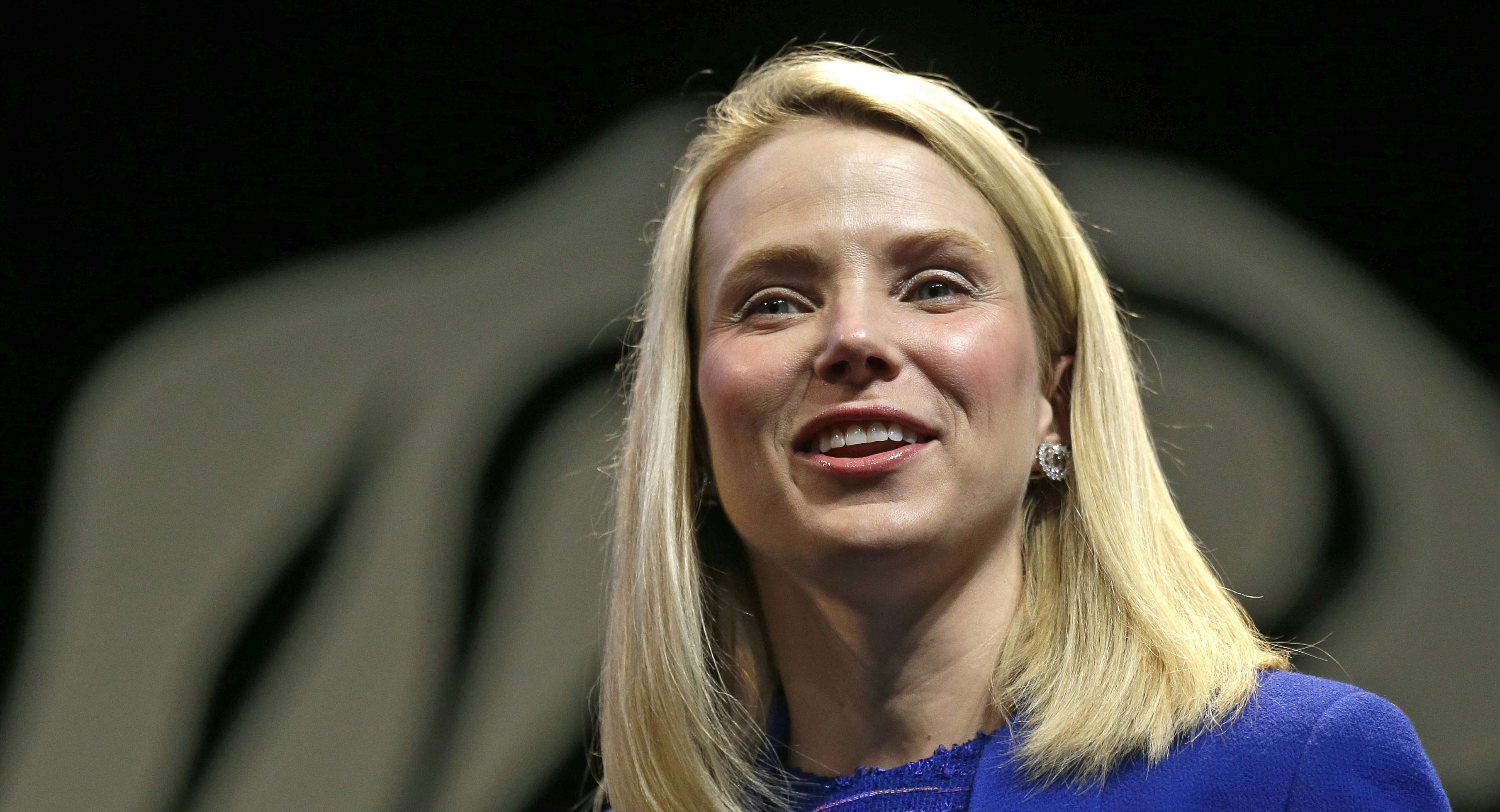 Yahoo CEO Marissa Mayer; photo by AP