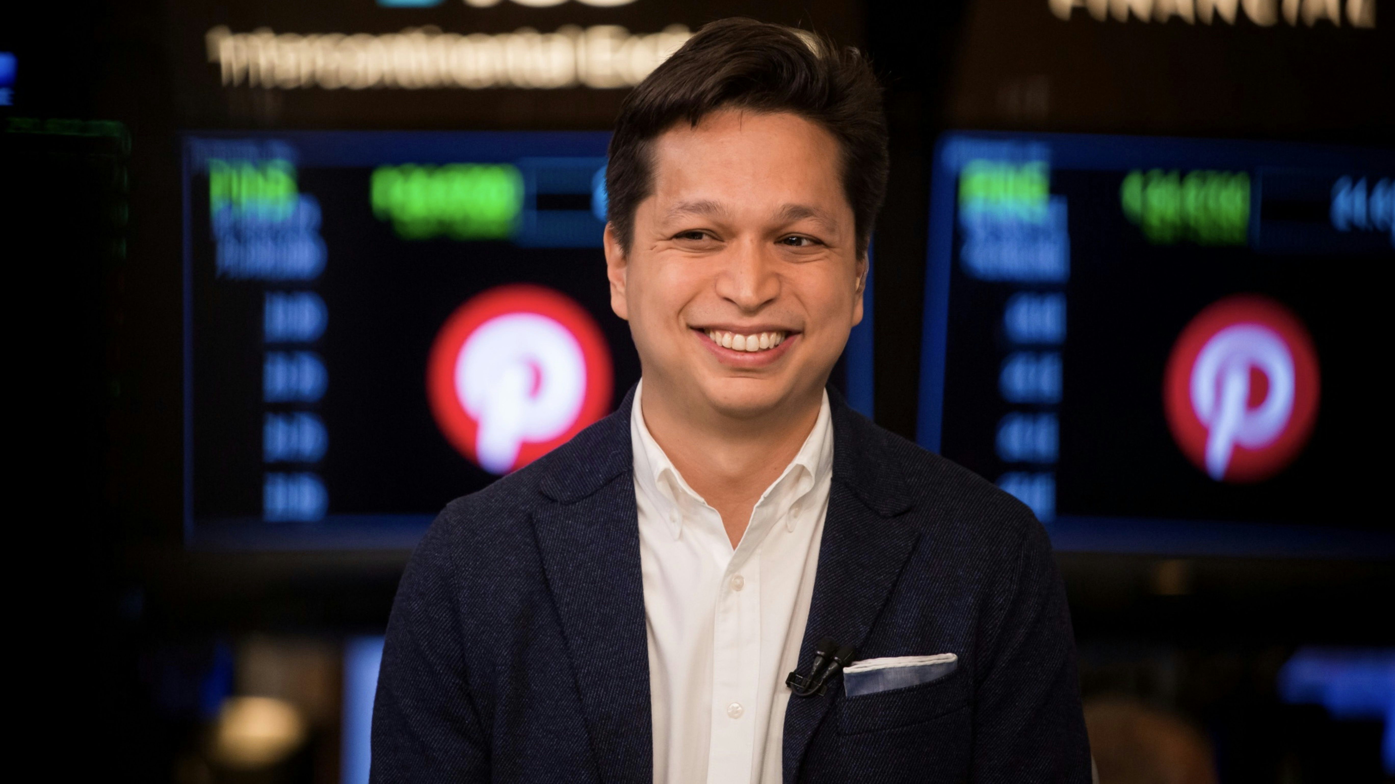 Pinterest CEO Ben Silbermann. Photo by Bloomberg.