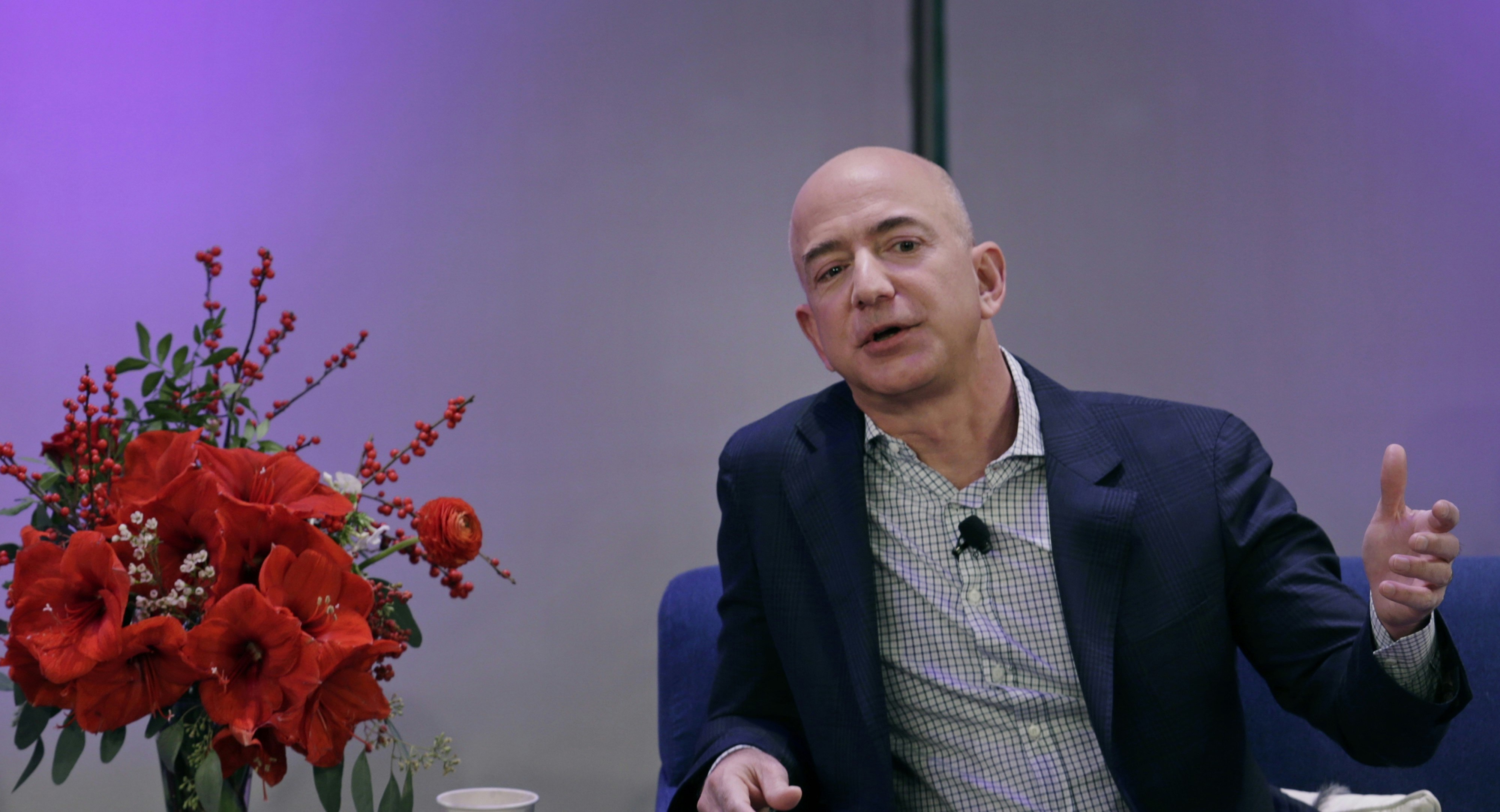 Amazon CEO Jeff Bezos. Photo by Bloomberg