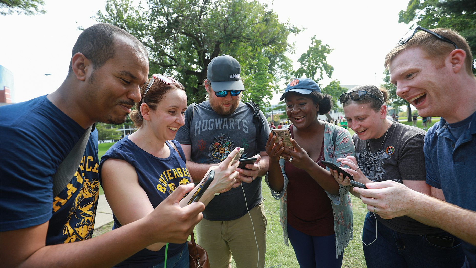 Players of Niantic's Harry Potter Wizards Unite at a Niantic-sponsored event in Indianapolis in 2019. Image: Niantic