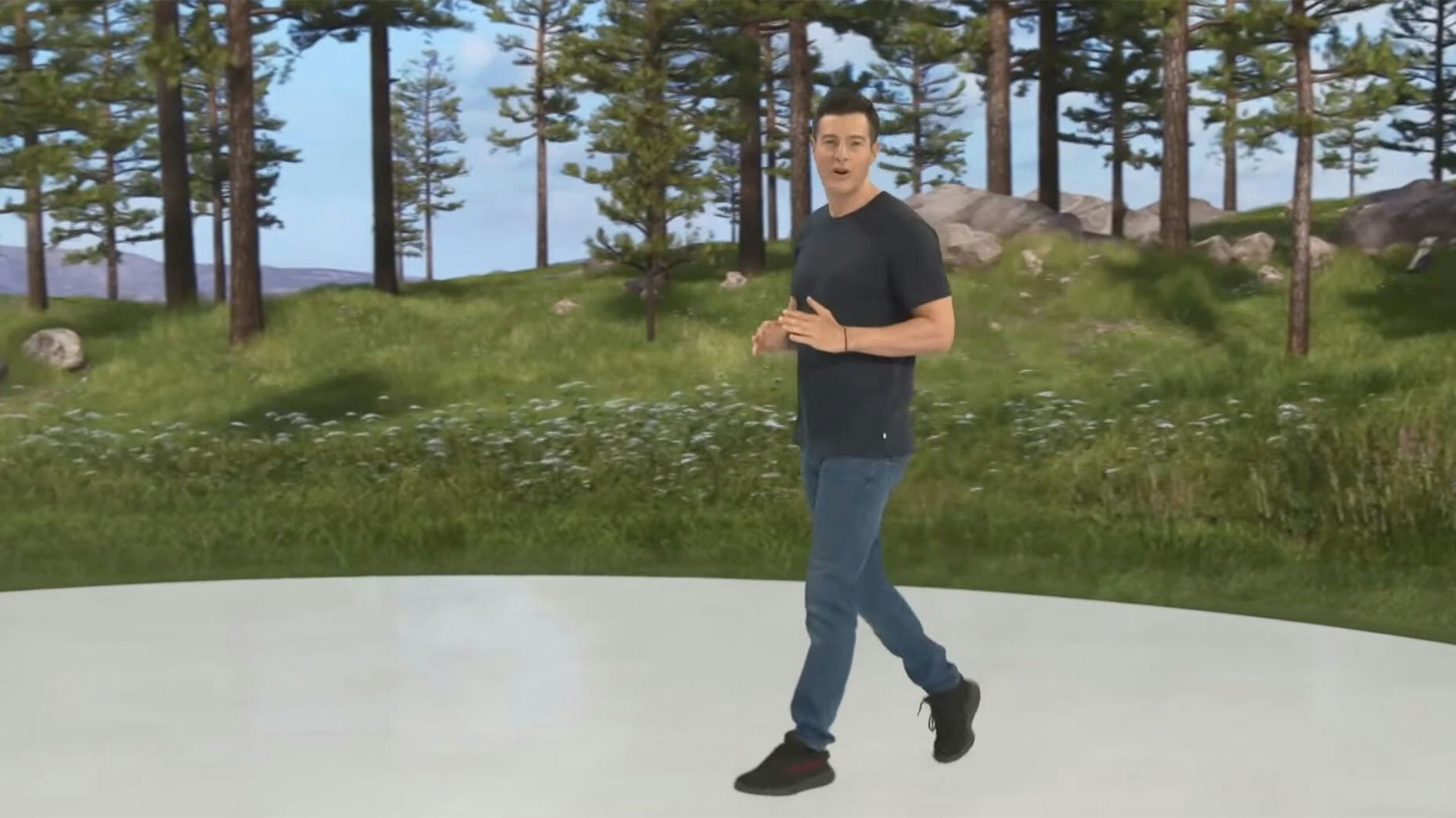 Snap’s senior vice president of content and partnerships Ben Schwerin, in a screenshot from an online presentation Thursday.