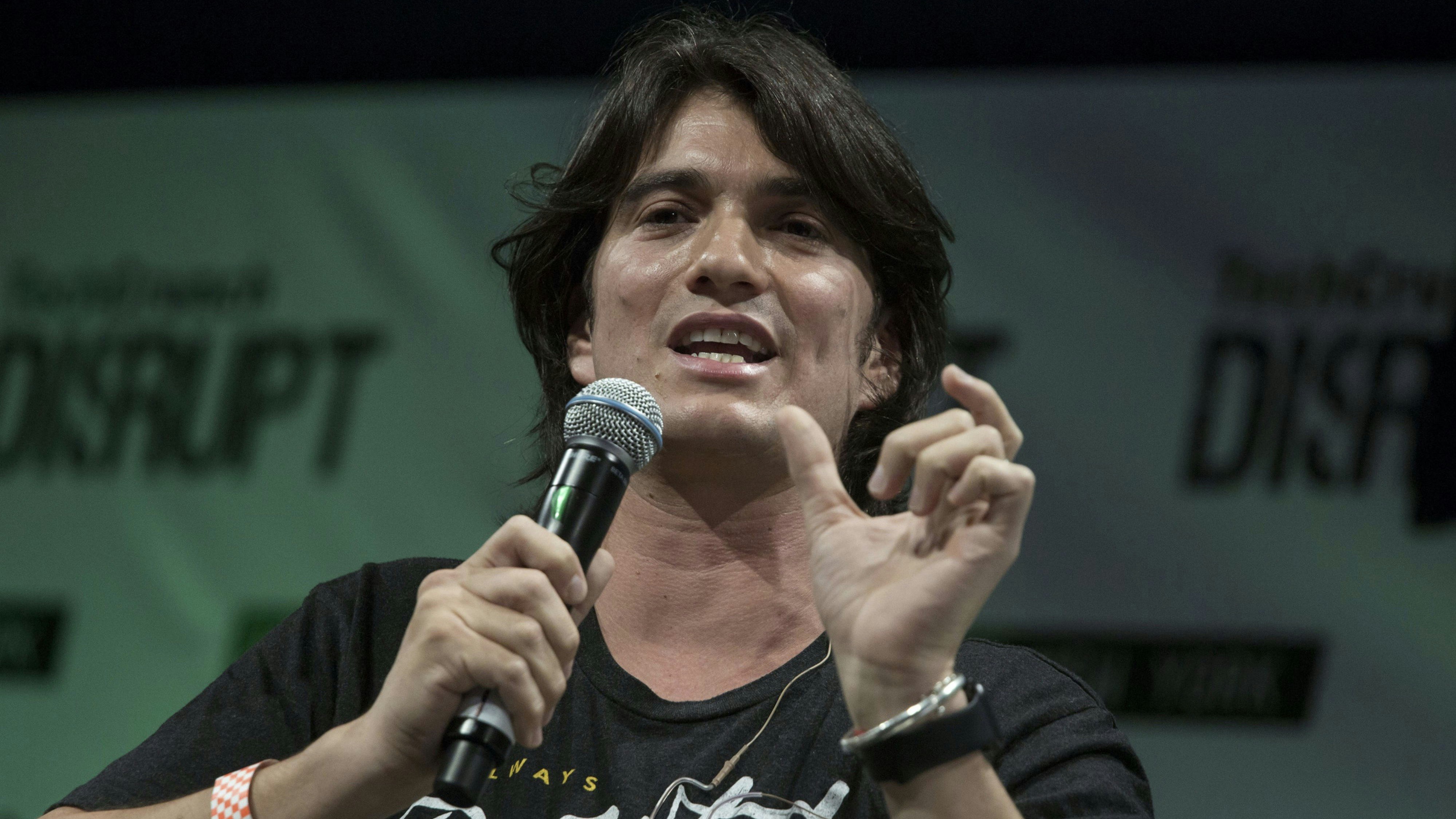 Adam Neumann. Photo by Bloomberg