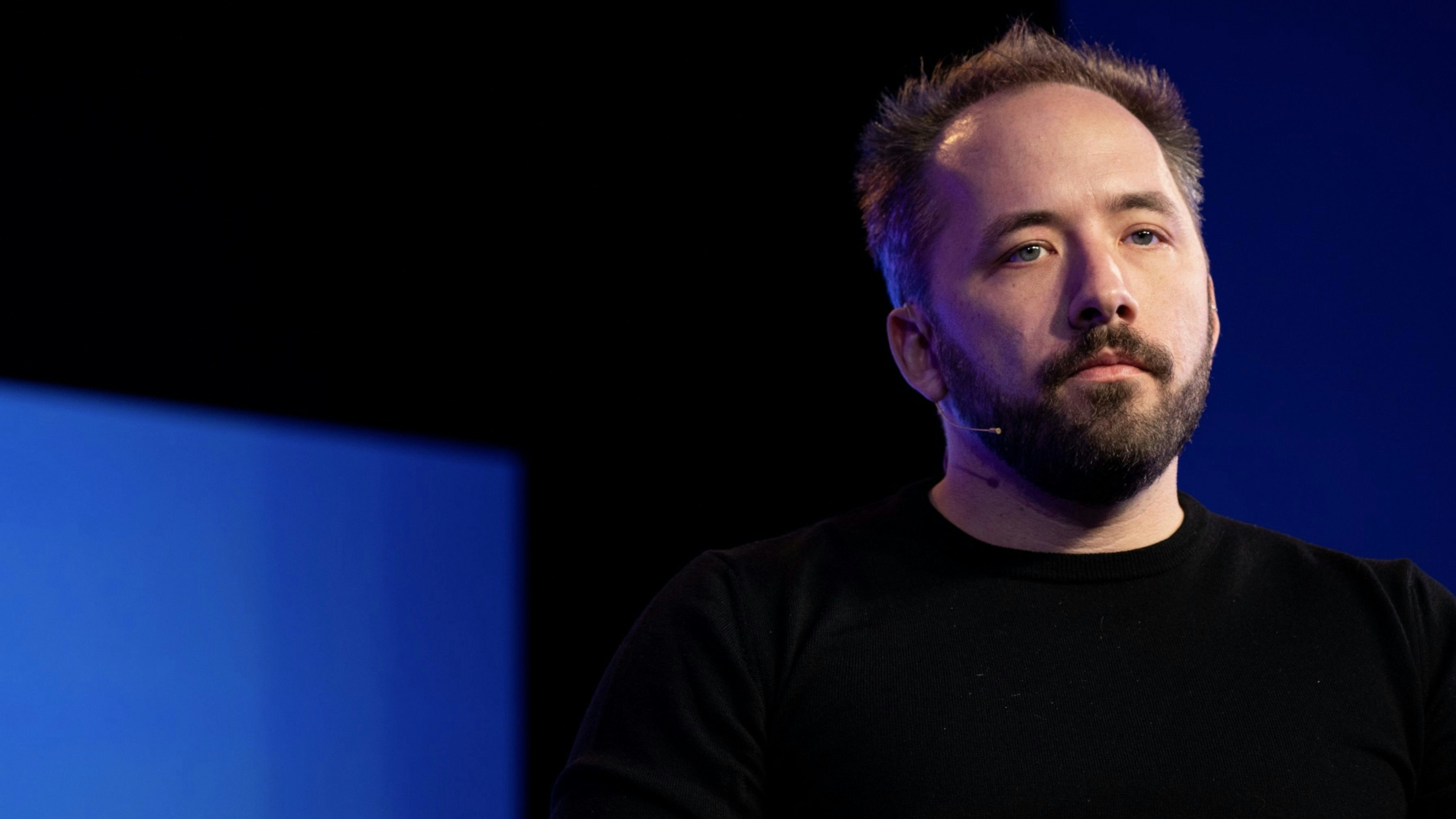 Dropbox CEO Drew Houston. Photo by Bloomberg