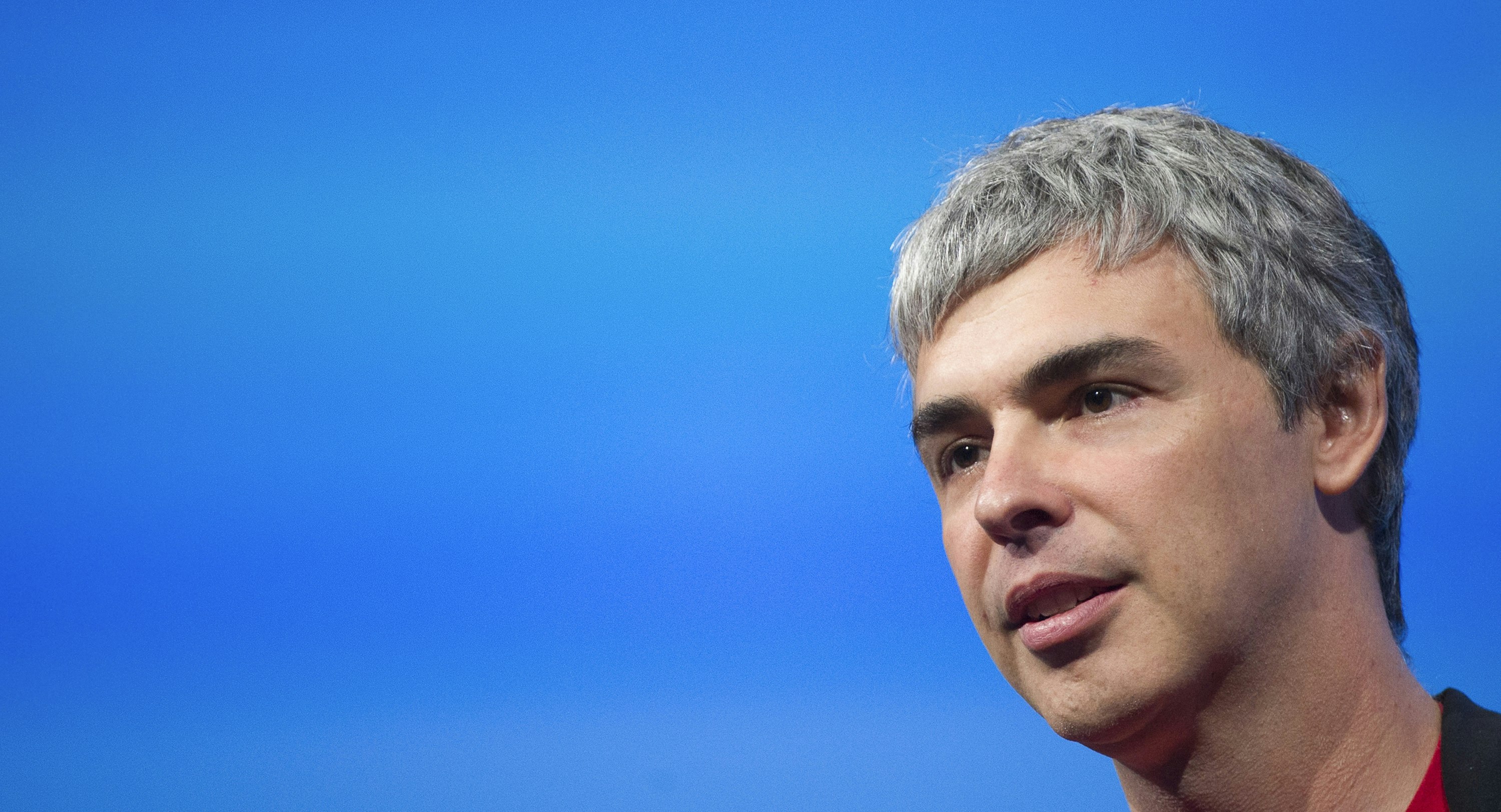 Google CEO Larry Page. Photo by Bloomberg.