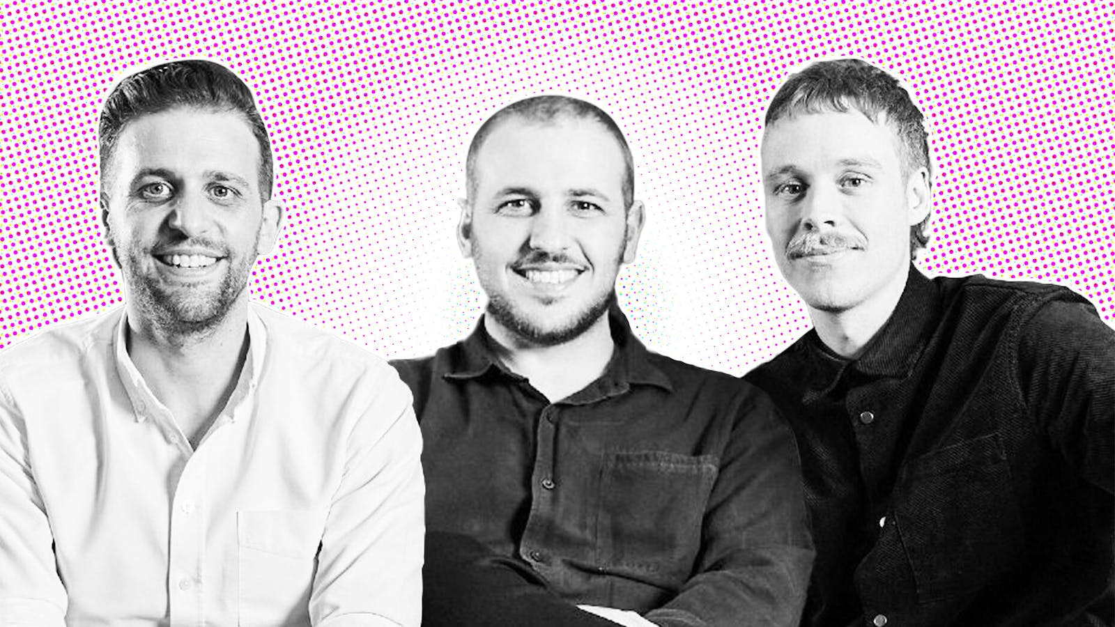 Left to right: Linktree co-founders Anthony Zaccaria, Alex Zaccaria, Nicky Humphreys. Photo: Linktree.