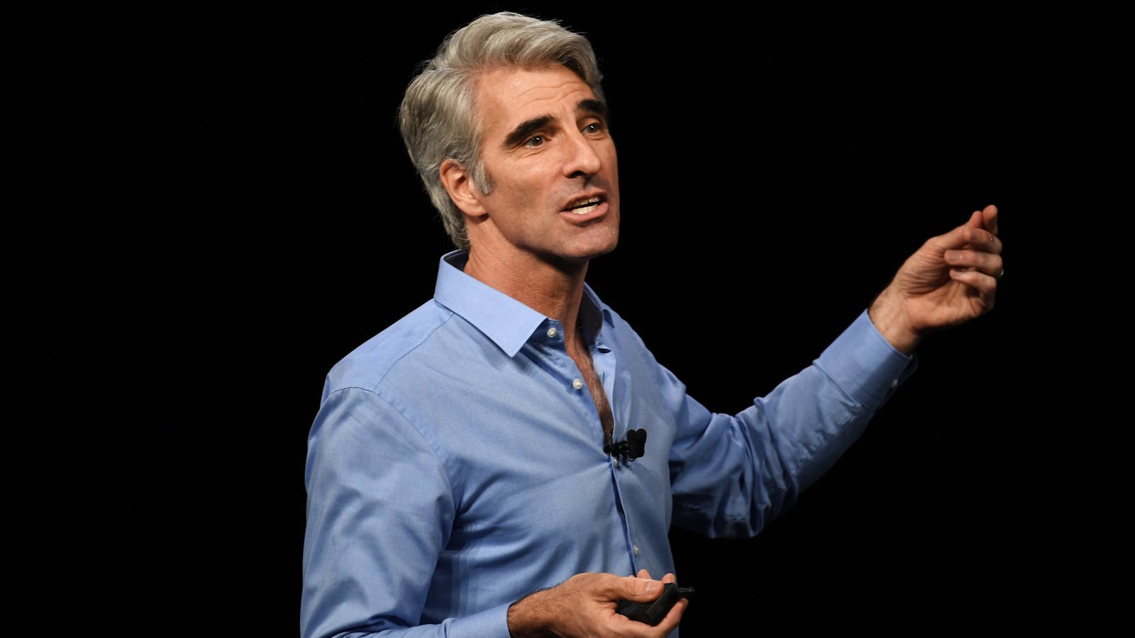 Apple executive Craig Federighi. Photo by Bloomberg.
