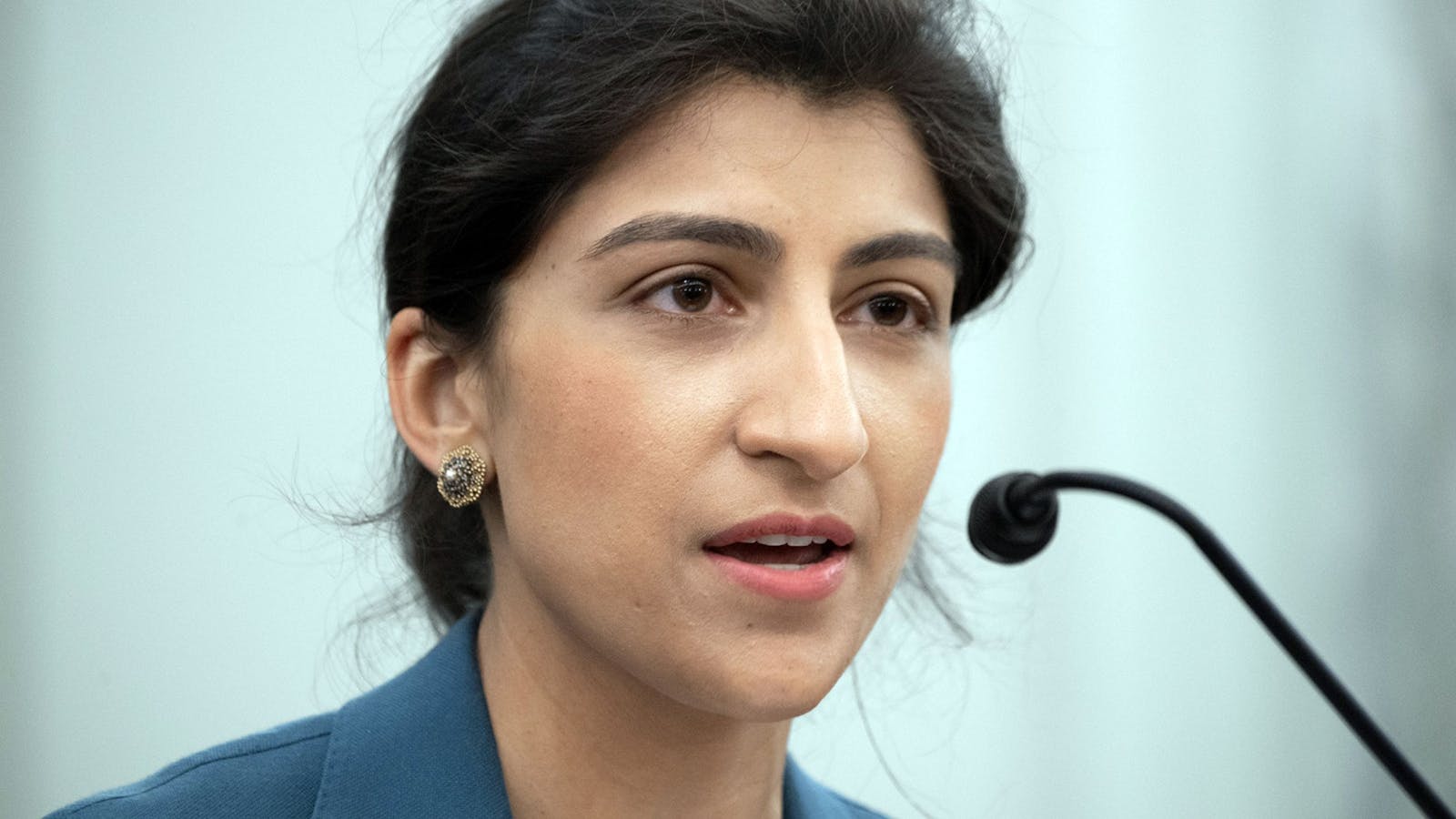 Federal Trade Commission Chair Lina Khan. Photo by Bloomberg