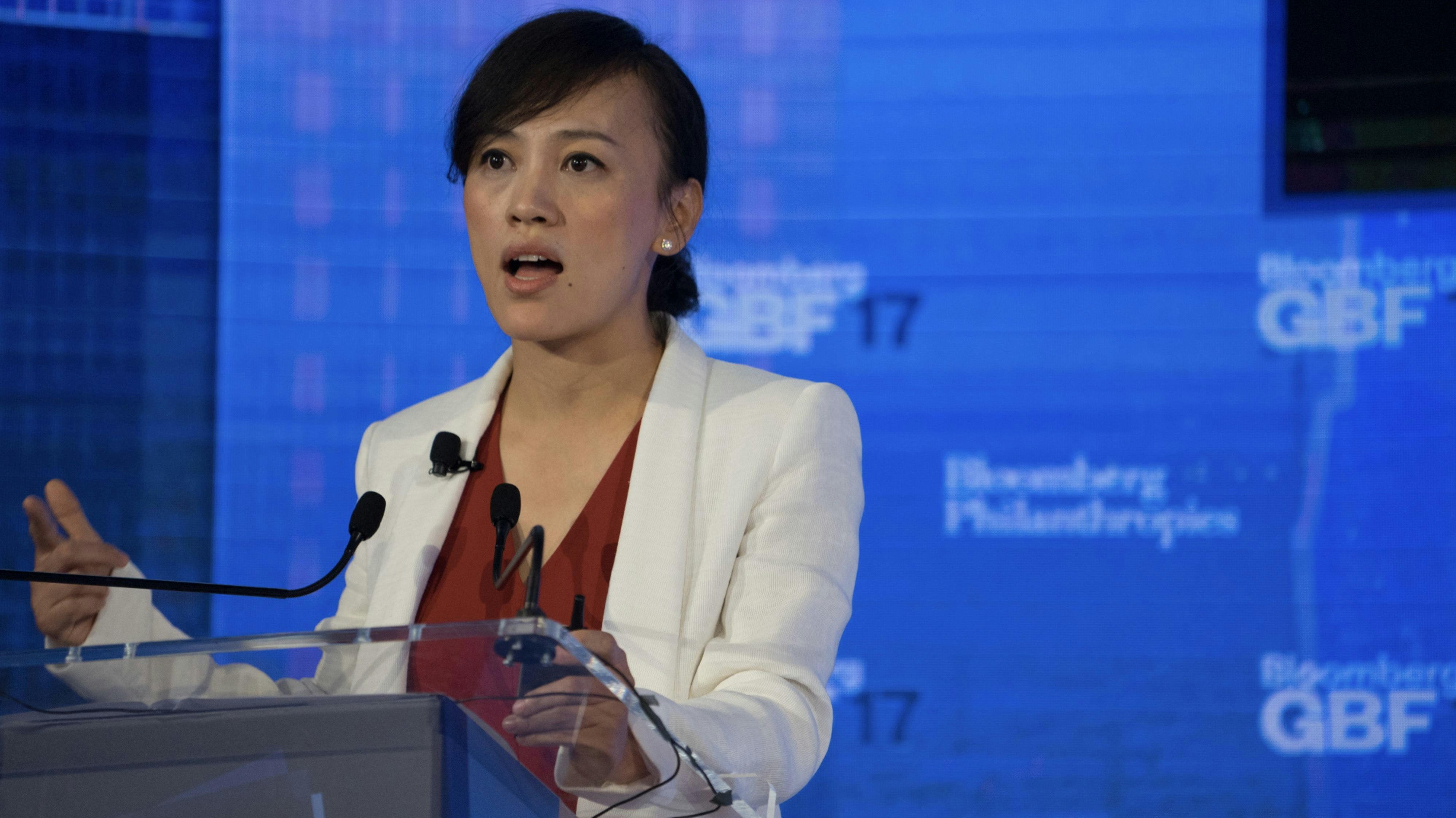 Didi president and cofounder Jean Liu. Photo by Bloomberg.