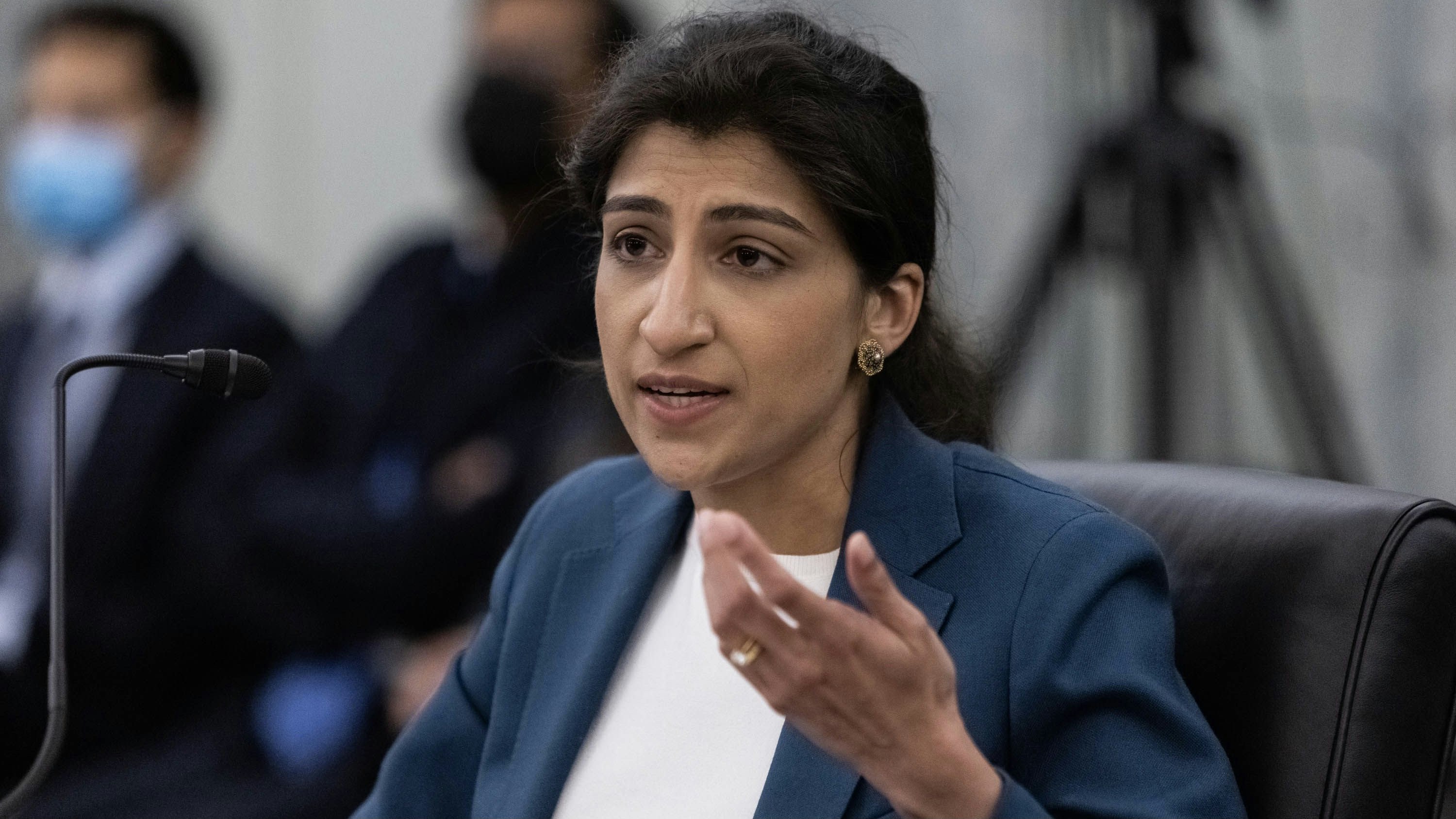 The FTC Chair, Lina Khan. Photo by Bloomberg.