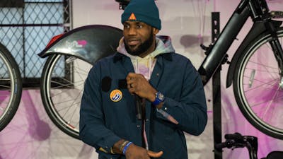 LeBron James. Photo by Bloomberg.