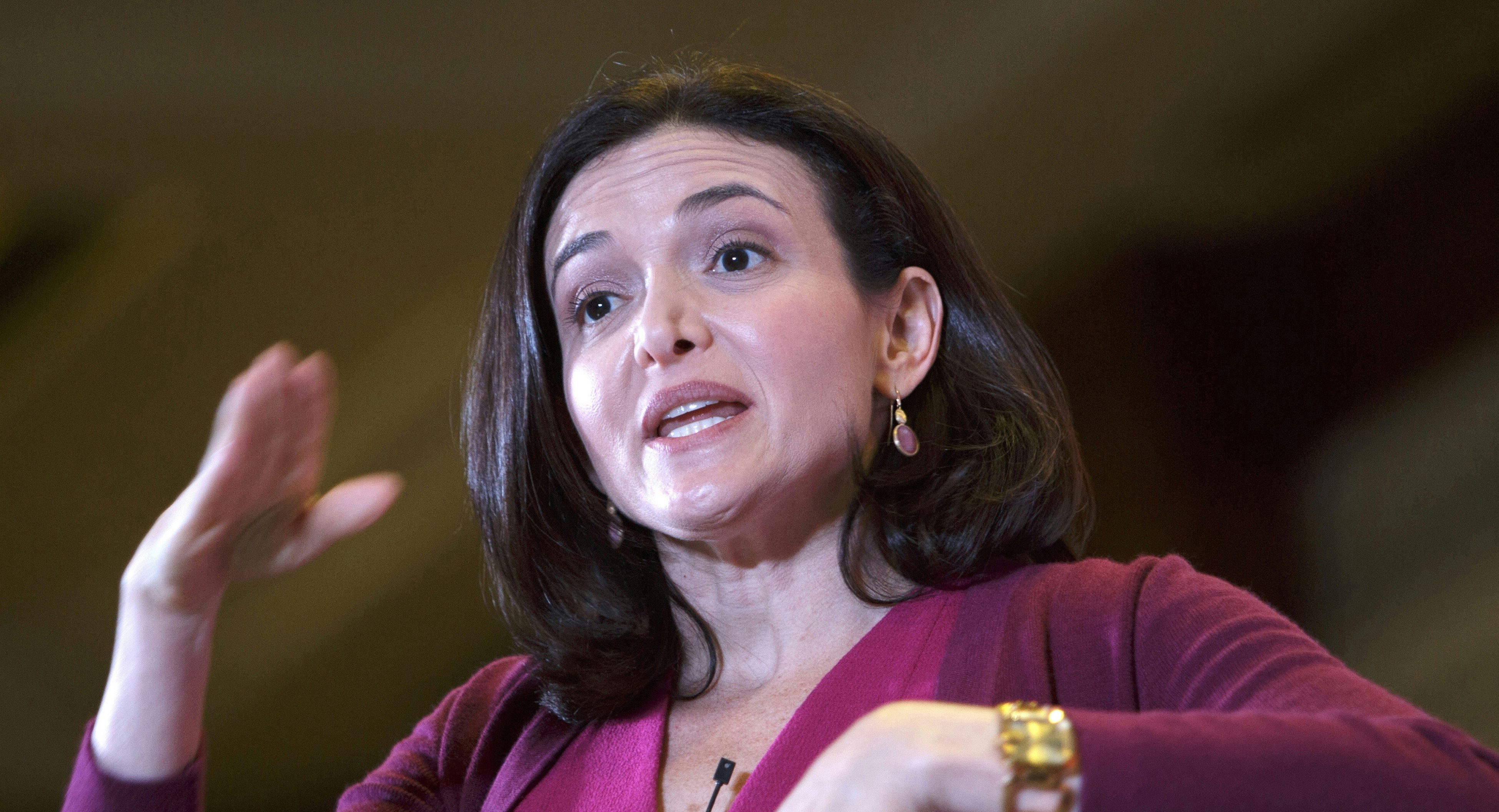 Facebook COO Sheryl Sandberg. Photo by Bloomberg.