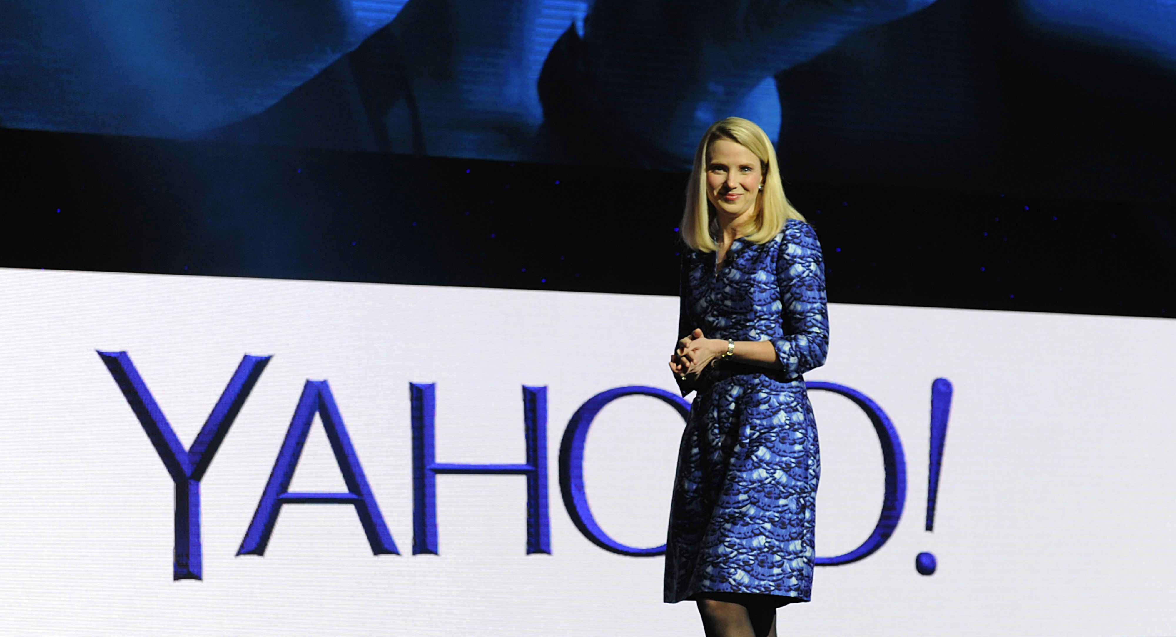 Yahoo CEO Marissa Mayer. Photo by Bloomberg.