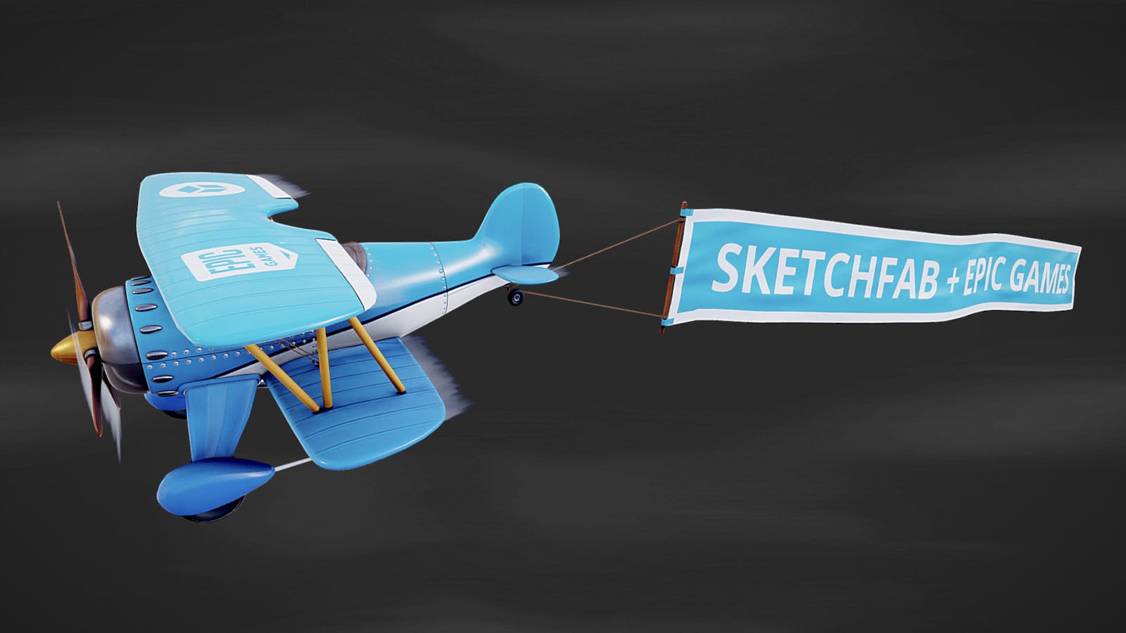 How SketchFab announced it was being acquired by Epic Games. Image by SketchFab