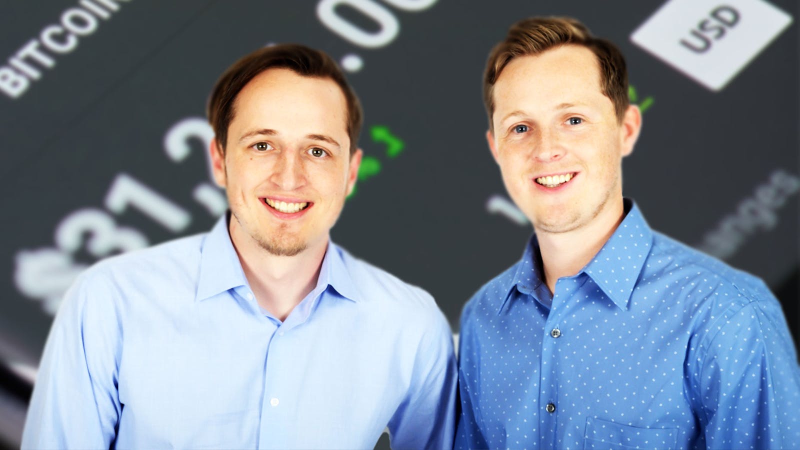 TaxBit co-founders Justin Woodward (left) and Austin Woodward (right). Photo: TaxBit, Shutterstock.
