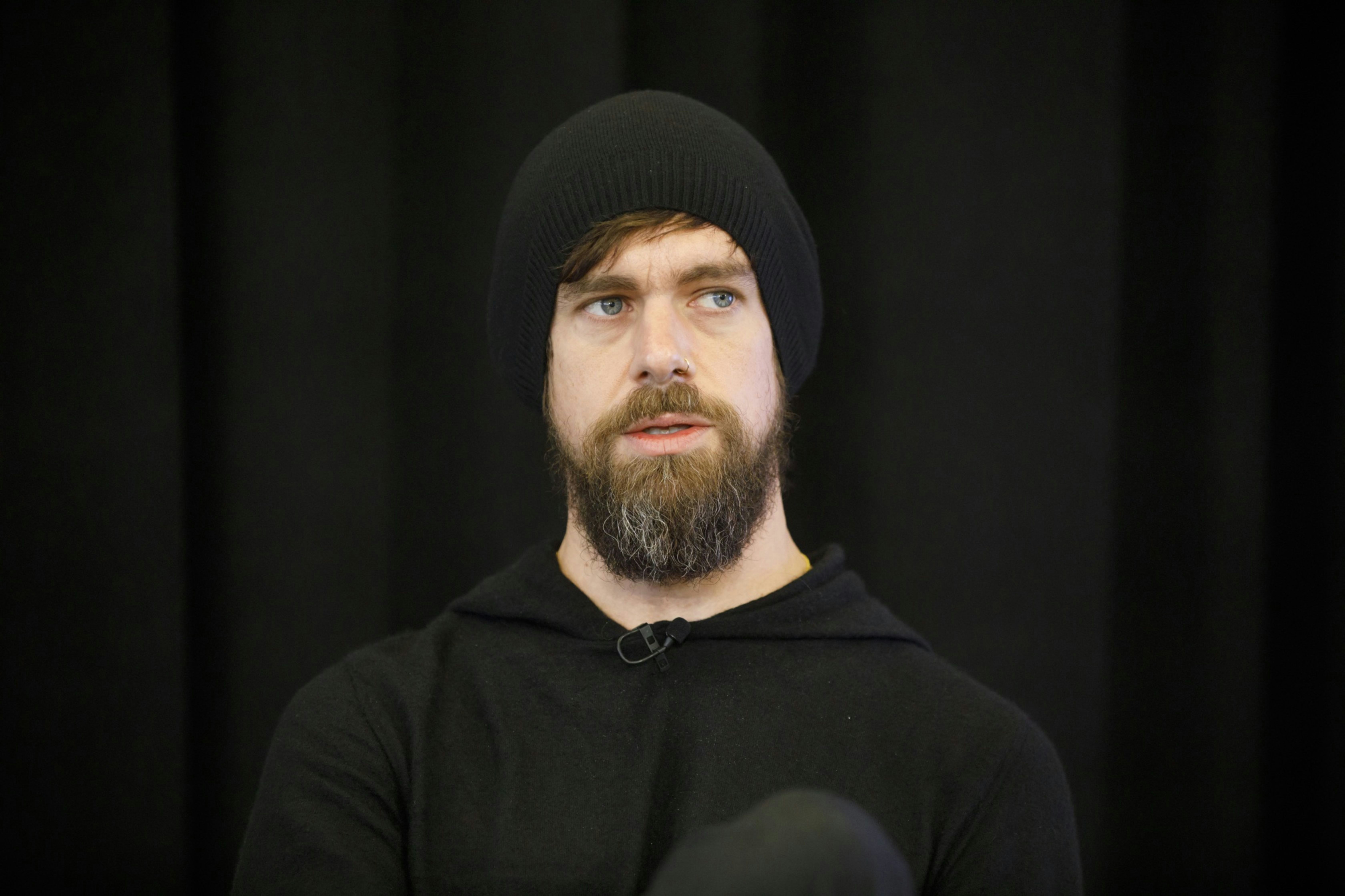 Square's Jack Dorsey. Photo by Bloomberg