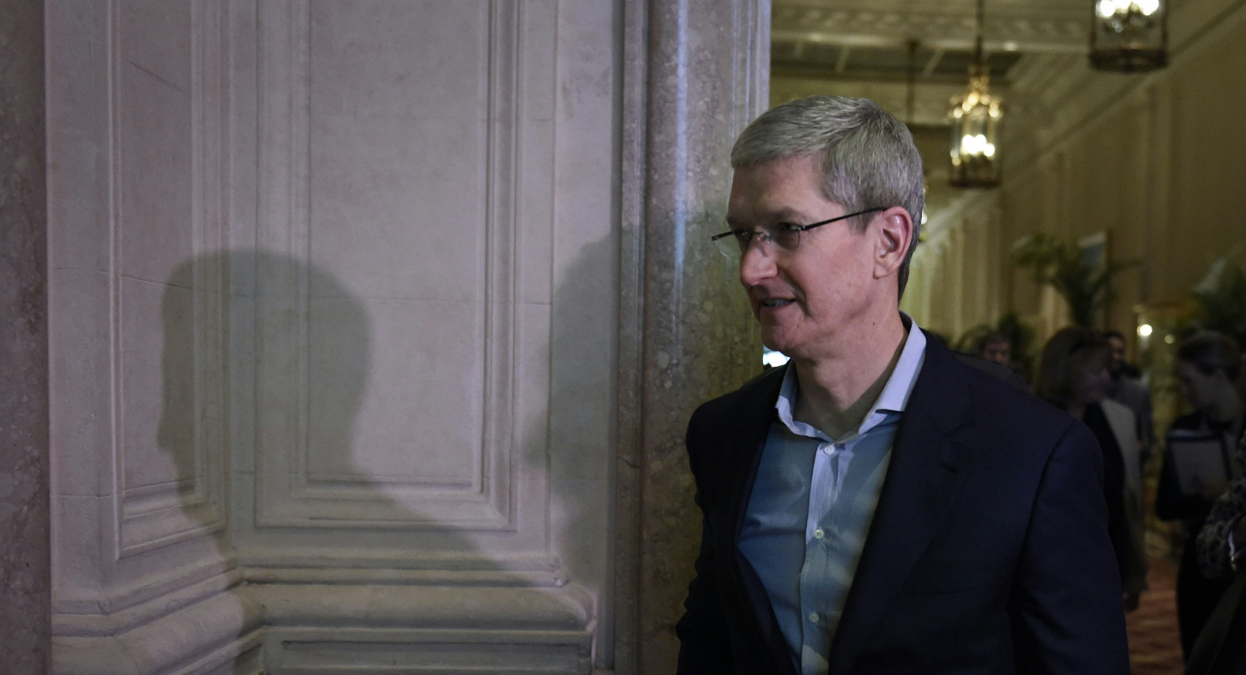 Apple CEO Tim Cook this week in San Francisco. Photo by Bloomberg.